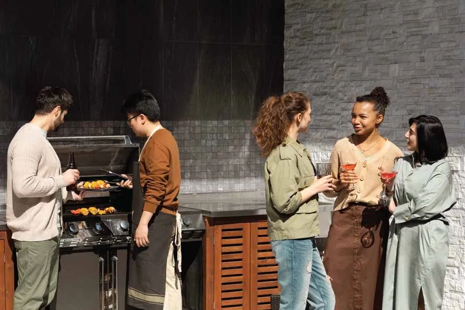 Rooftop BBQ Area