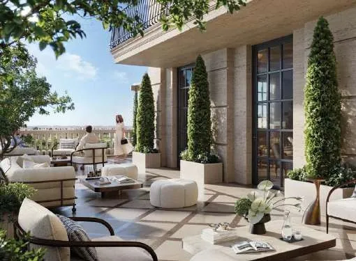 Serene Outdoor Lounge Spaces
