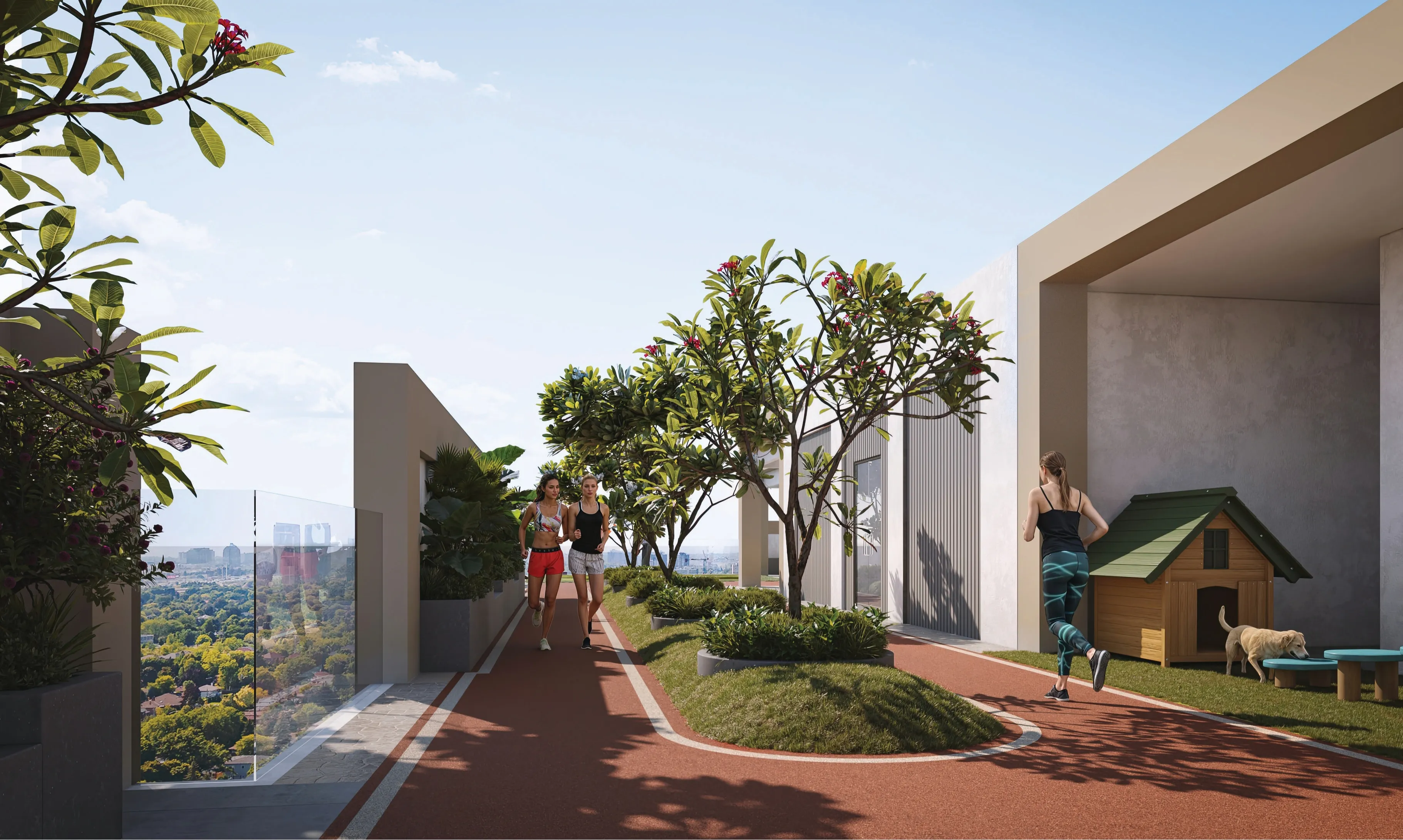 Jogging Track & Pet Corner