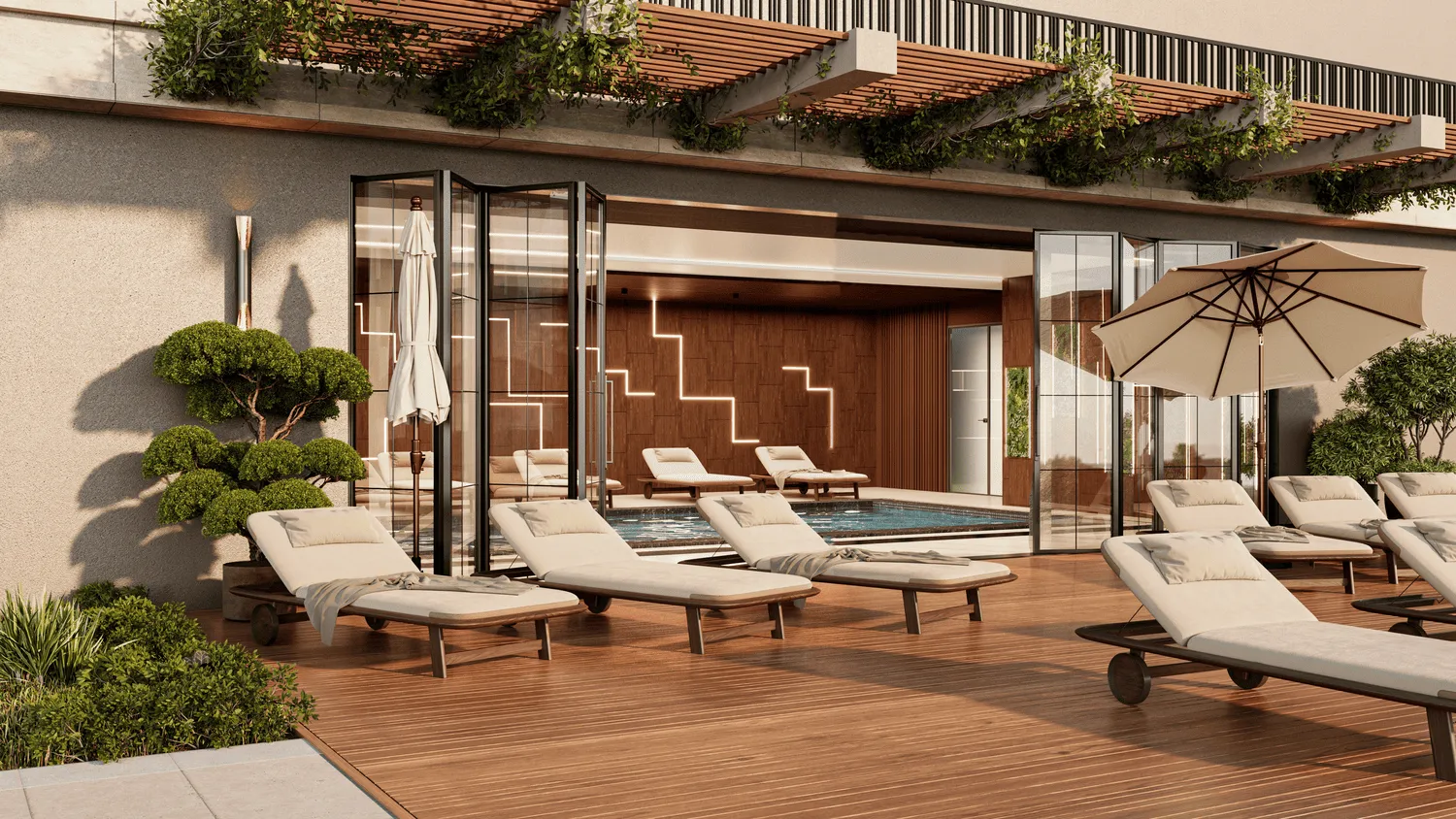 Pergola Seating Area