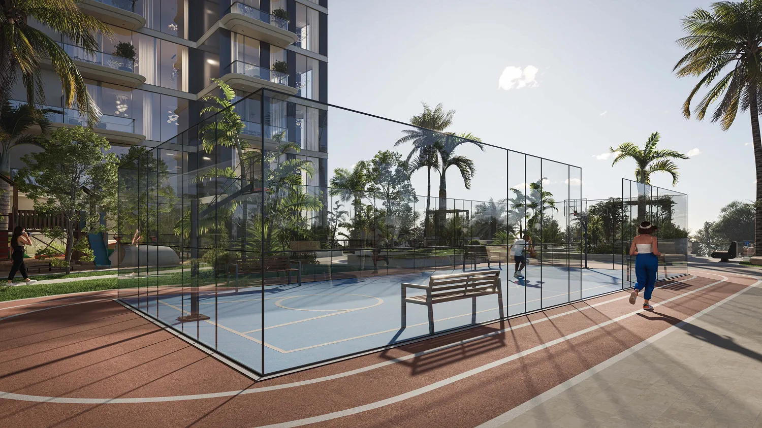 Padel Court & Jogging Track