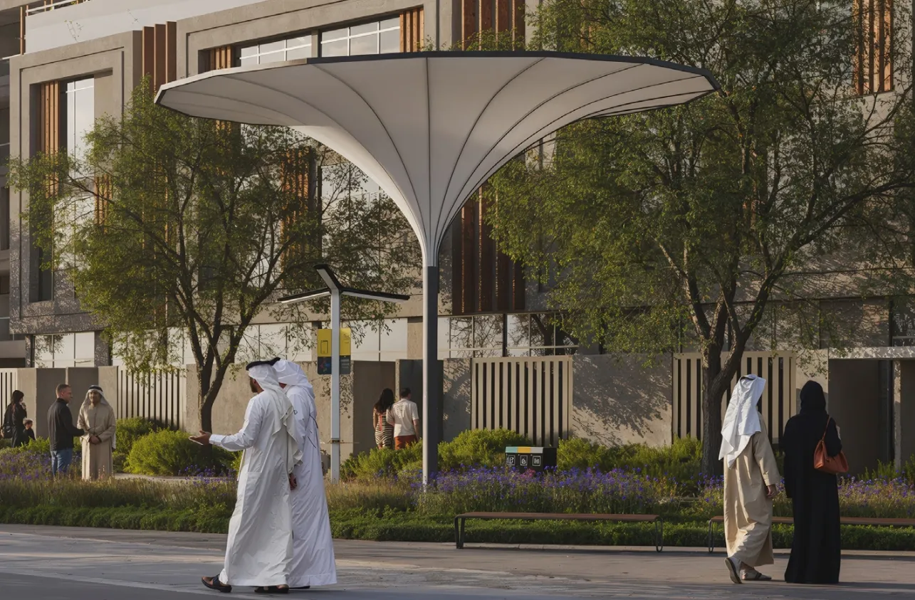 Shaded Seating Areas