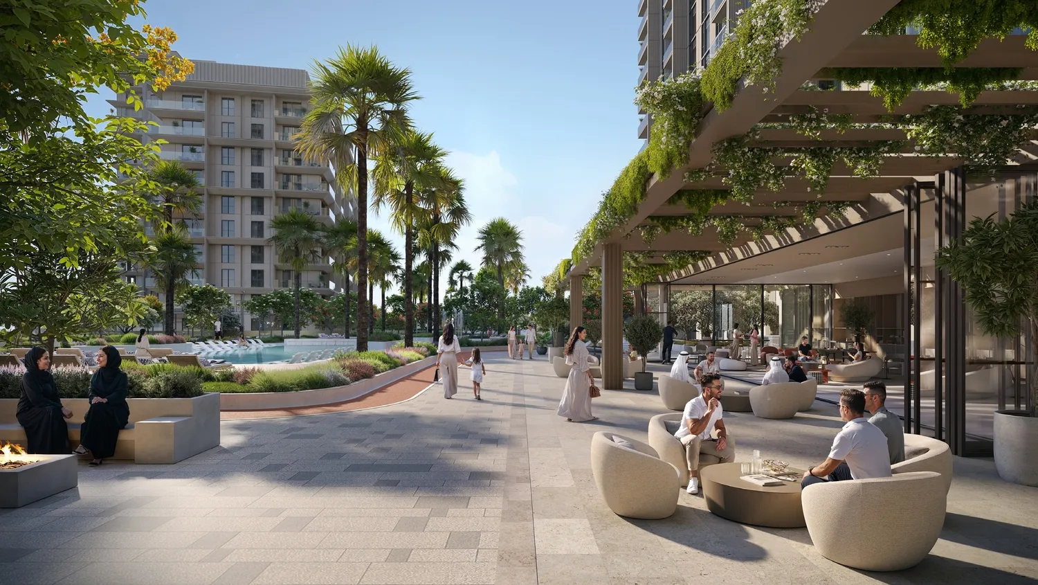 Spacious Community Plaza