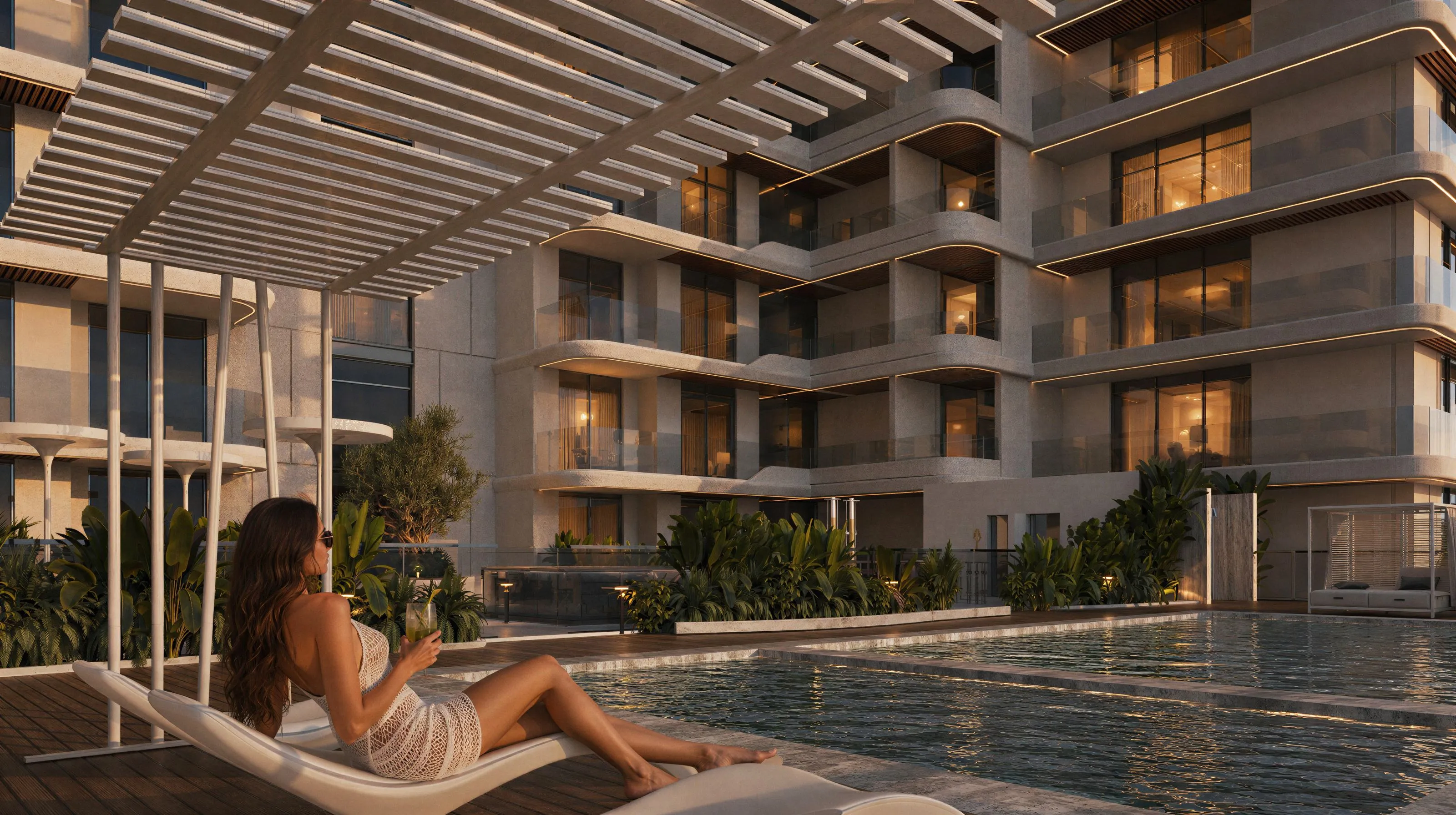 Swimming Pool & Pool Deck