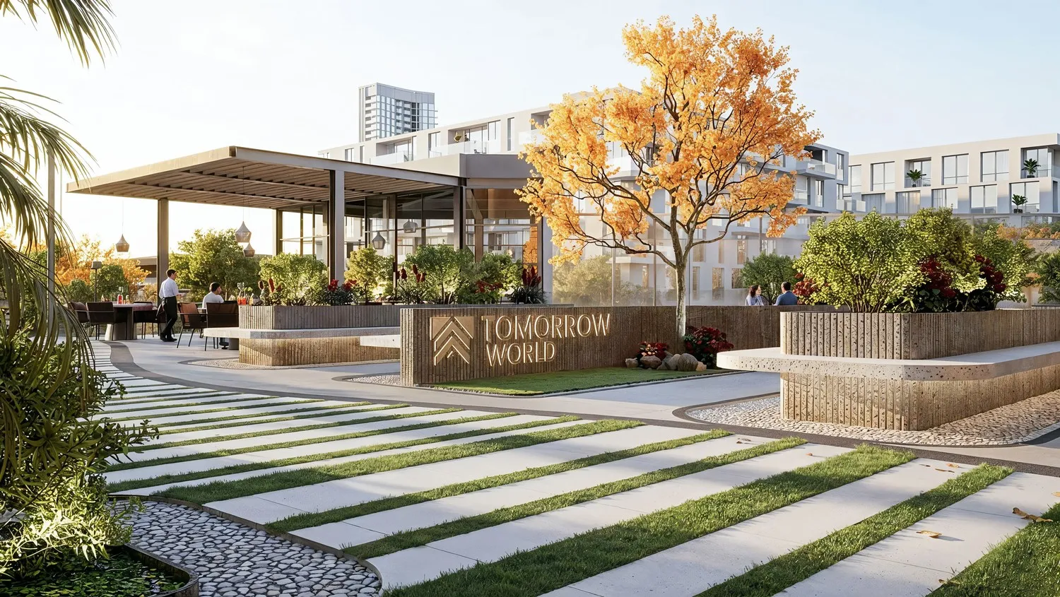 Shaded Seating Areas