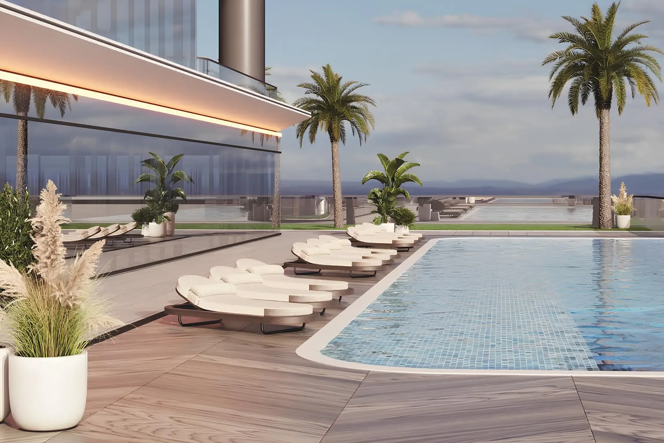 Swimming Pool & Pool Deck