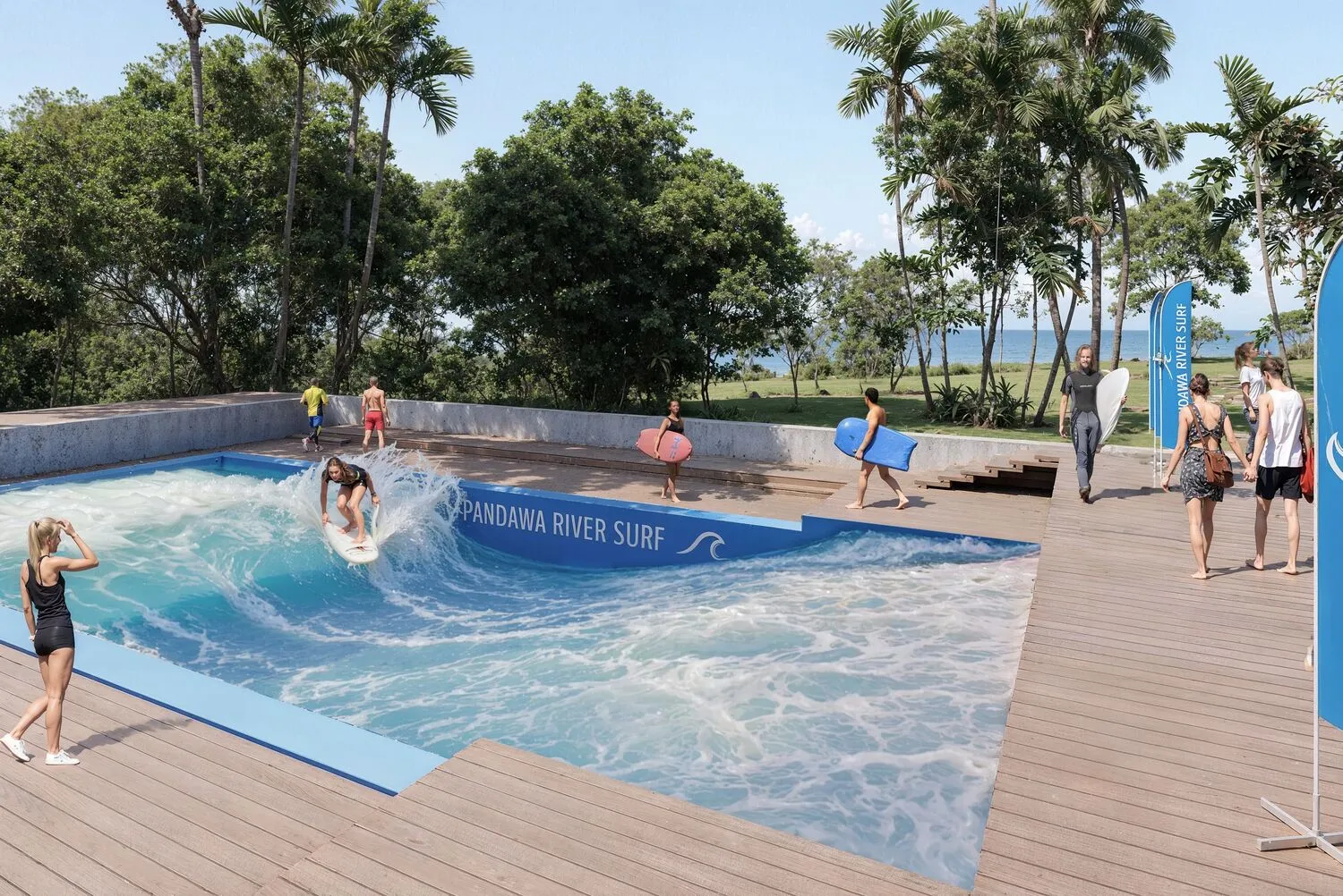 Artificial Surfing Wave