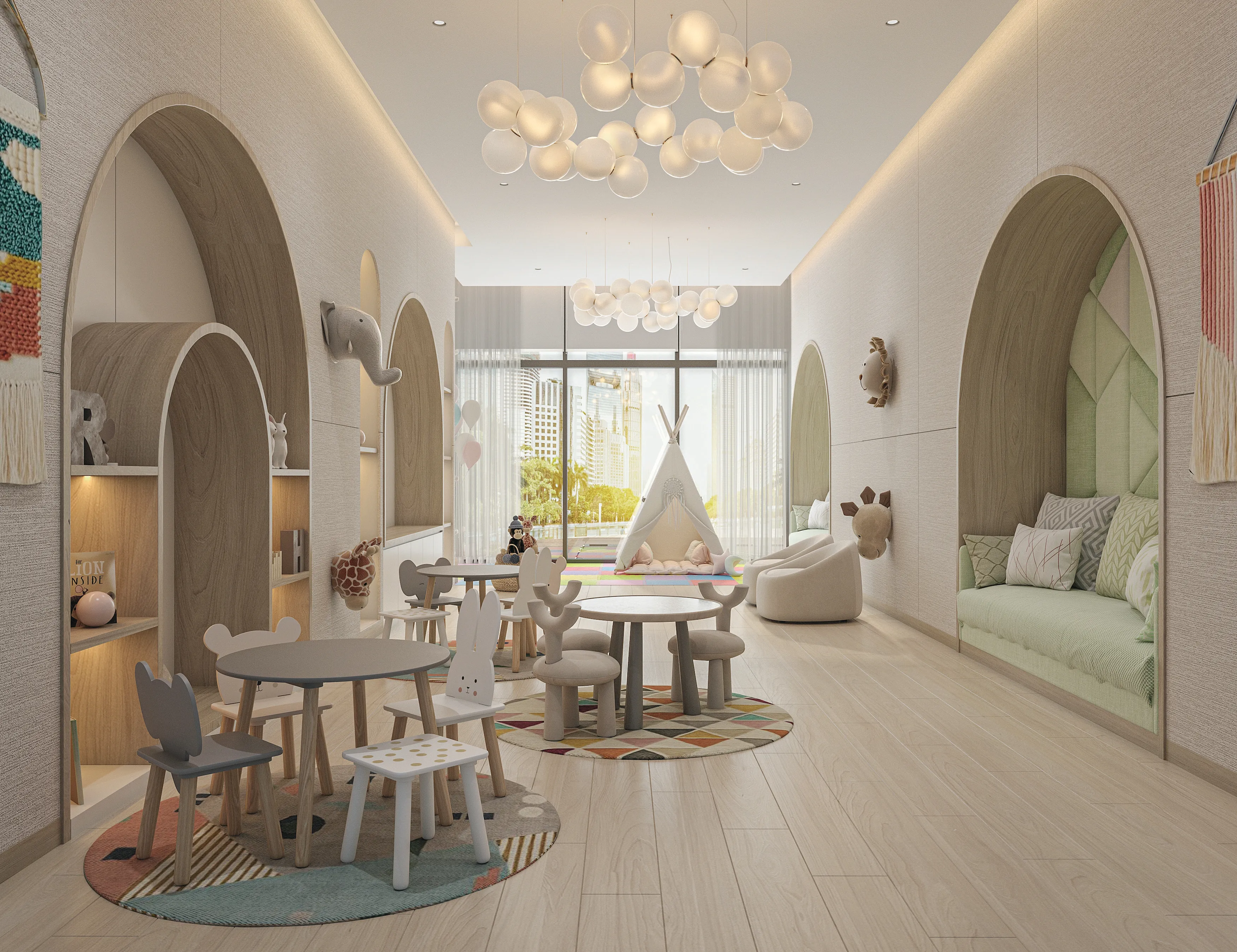 Indoor & Outdoor Kids’ Play Area