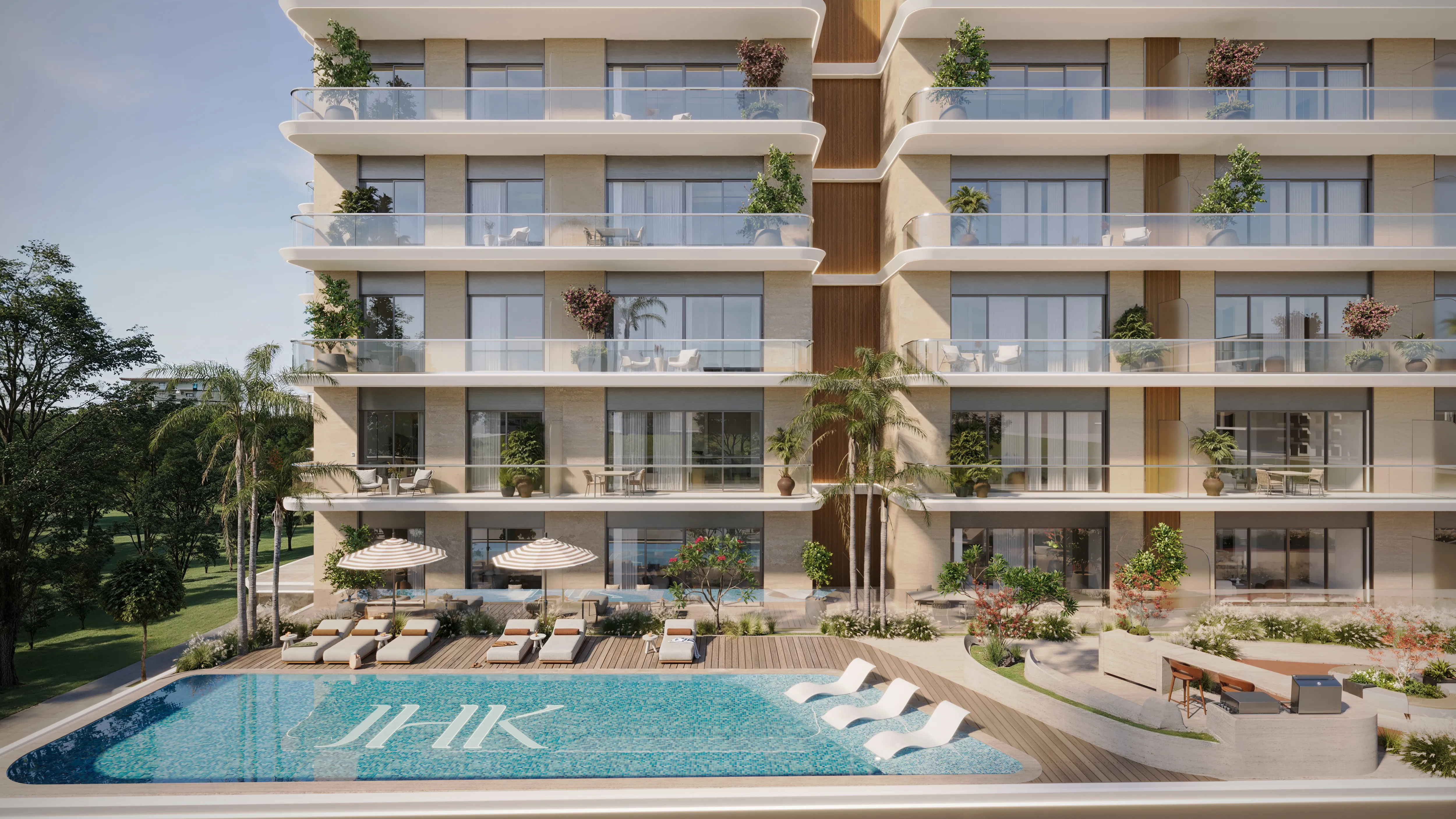 Swimming Pool & Pool Deck