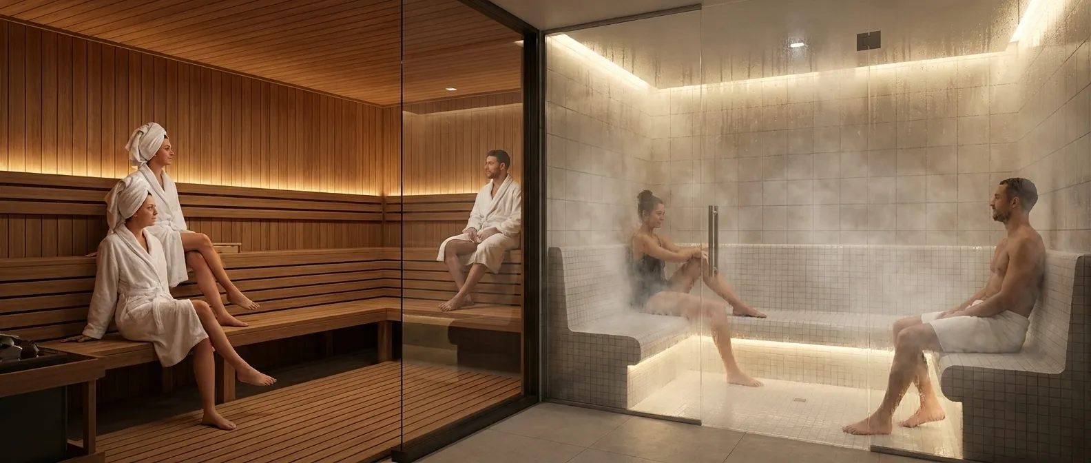 Steam & Sauna Room amenity image at Peace Avenue
