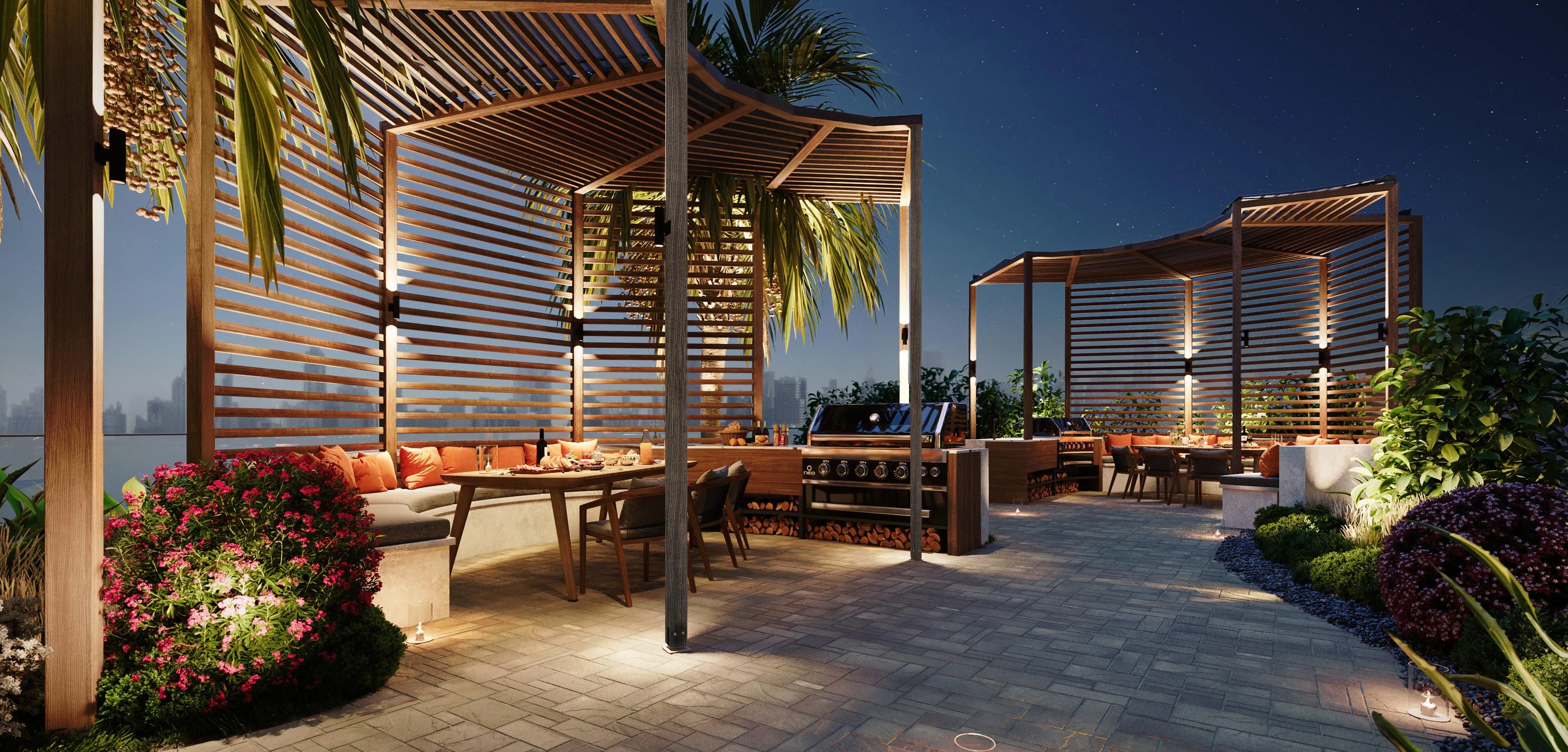 Landscape and Seating Areas