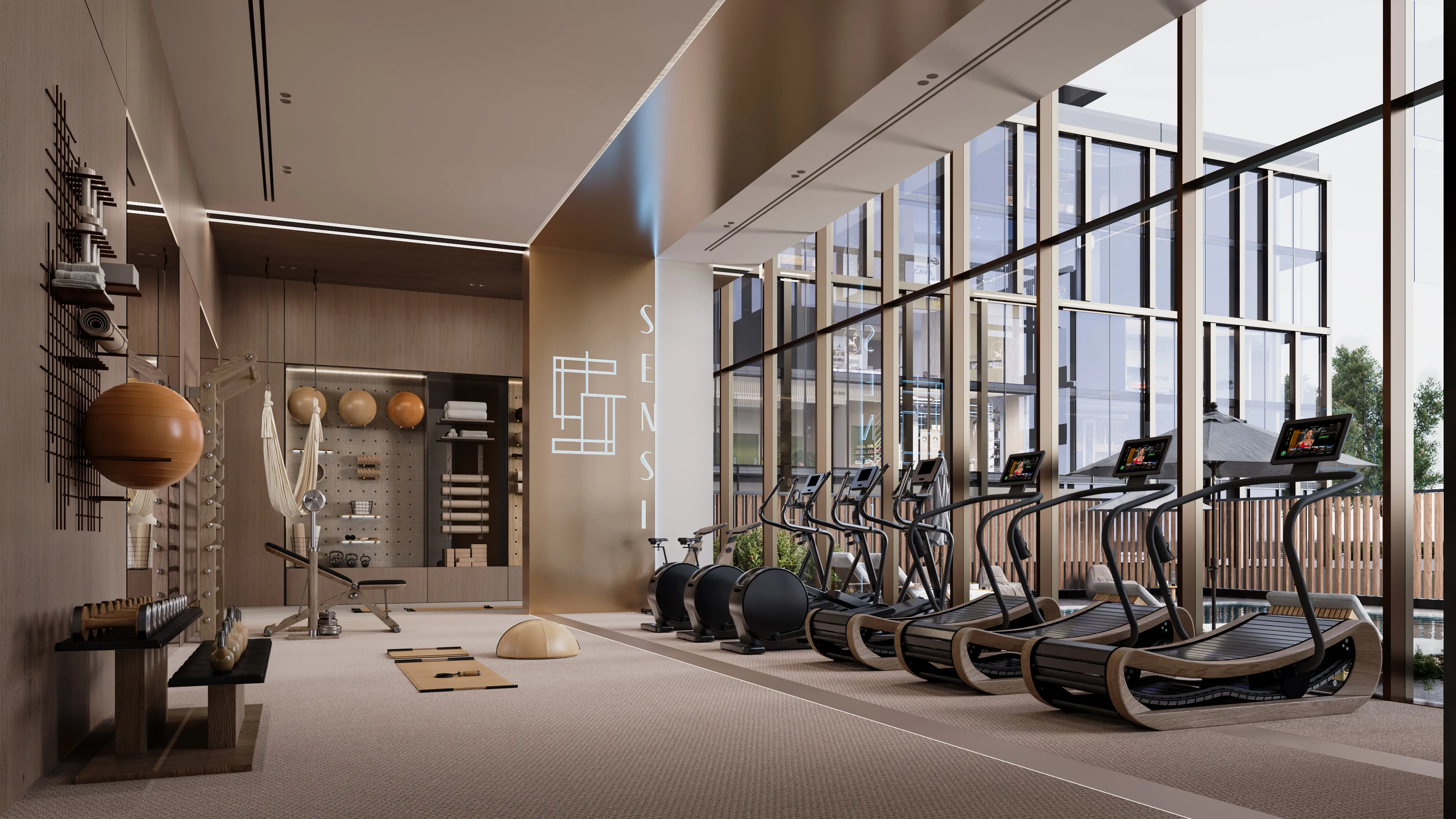 Reportage Properties Sensi Gym amenity images