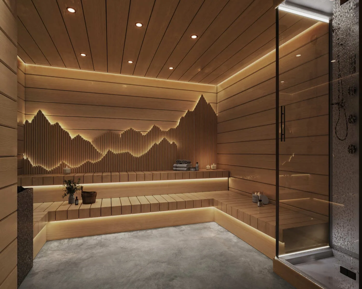 ADE Properties Barari Gate by ADE Sauna amenity images