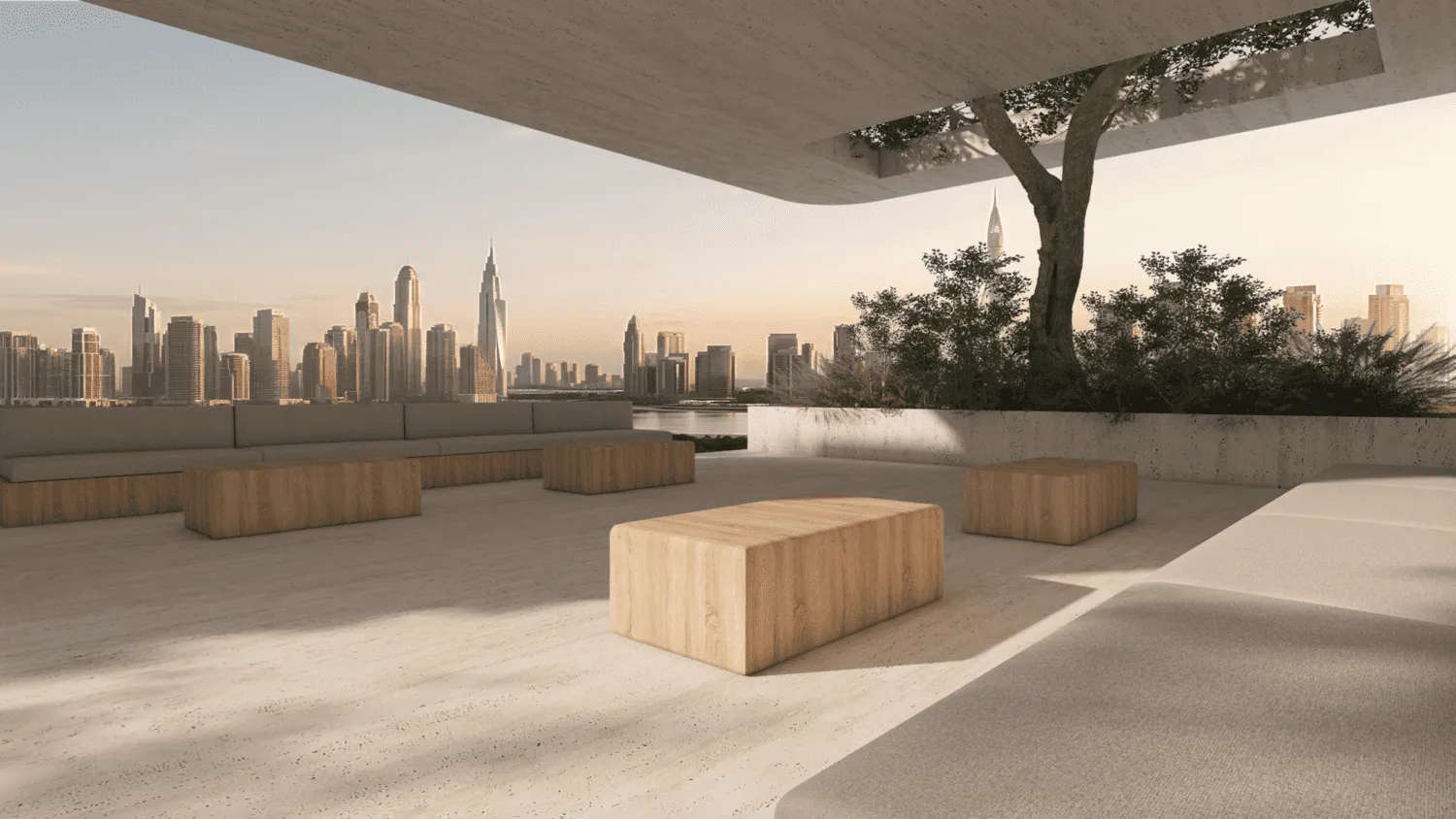 Rooftop Lounge Area