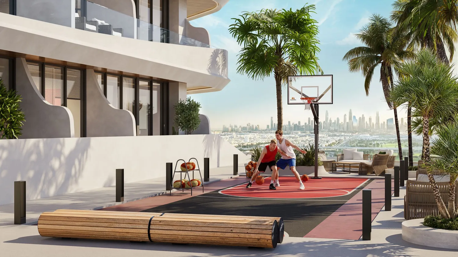 ADE Properties Barari Gate by ADE Basketball Court amenity images