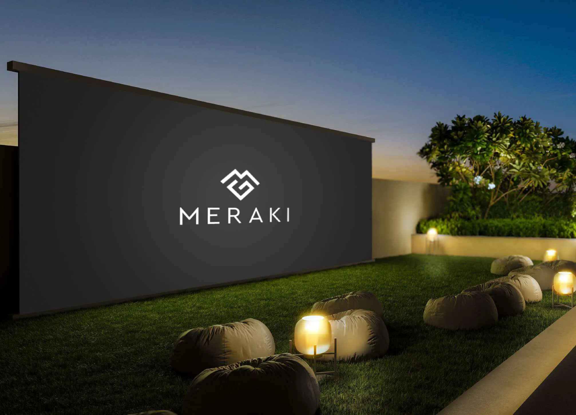 Outdoor Cinema with Lawnscape