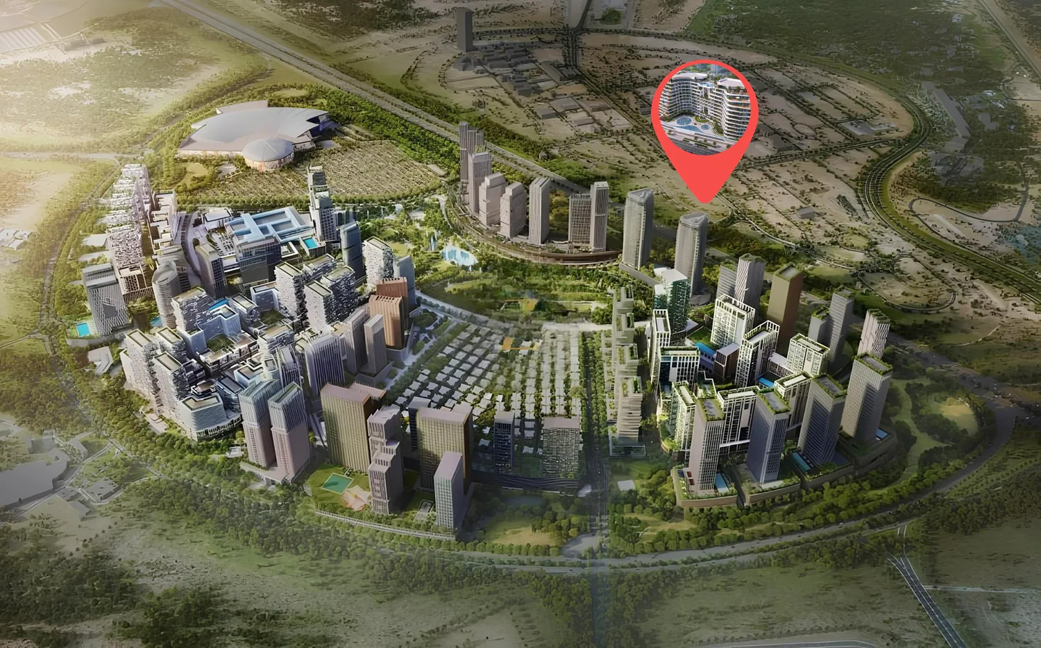 ADE Properties Barari Gate by ADE master plan