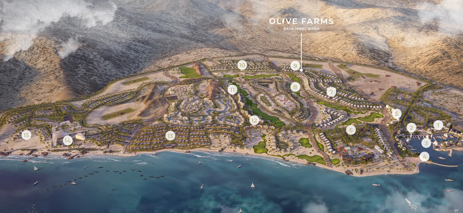 Jebel Sifah - Olive Farms Master Plan 1