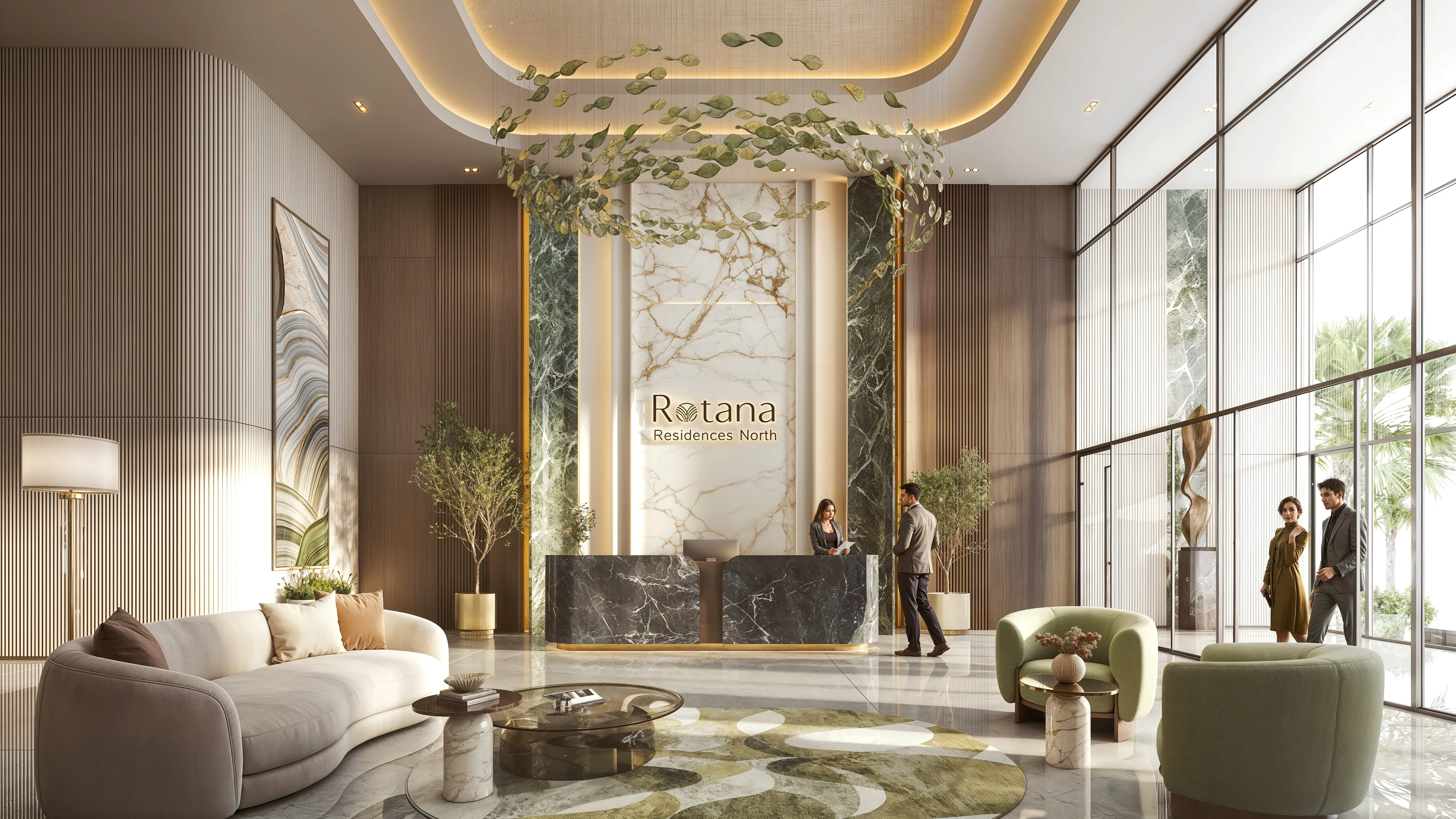 Rotana Residences North Tower Lobby 1