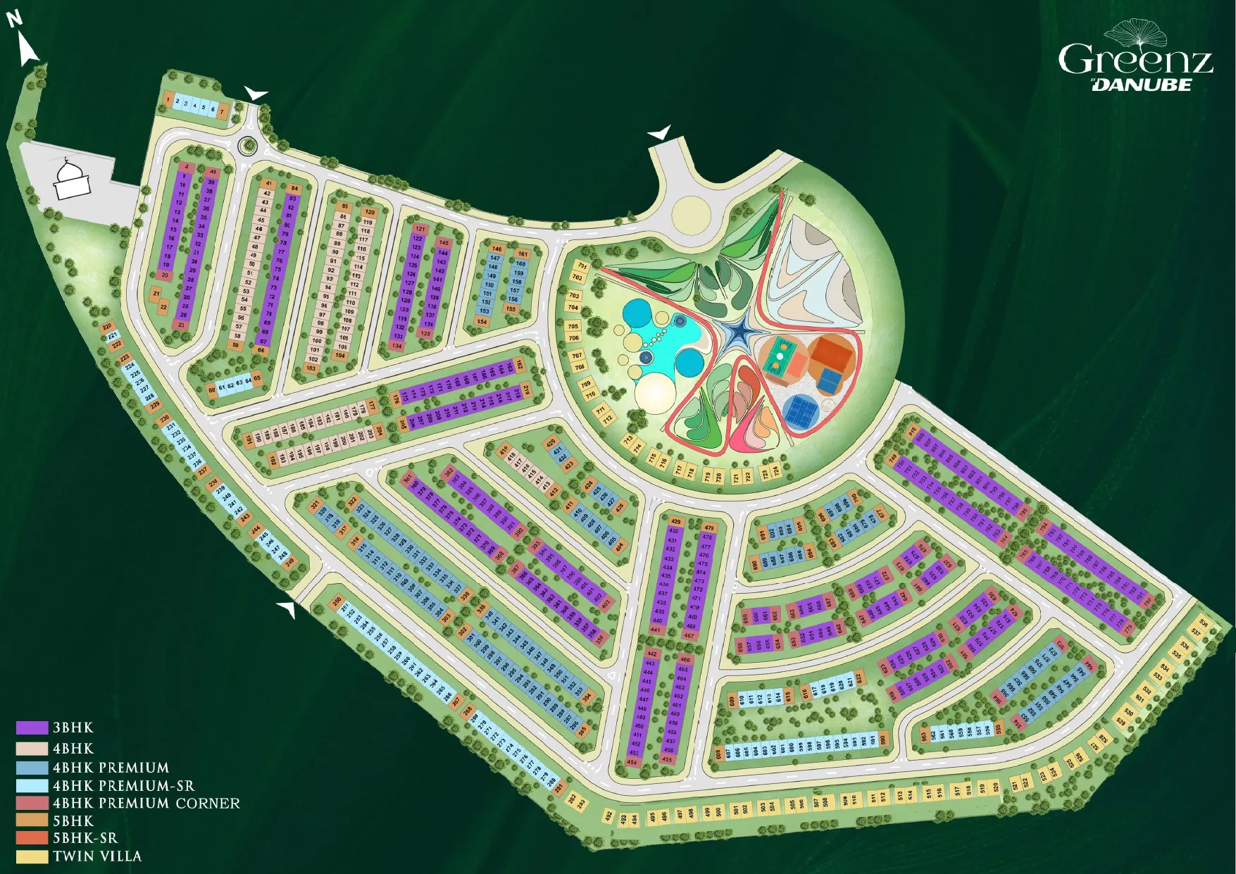 Danube Greenz master plan