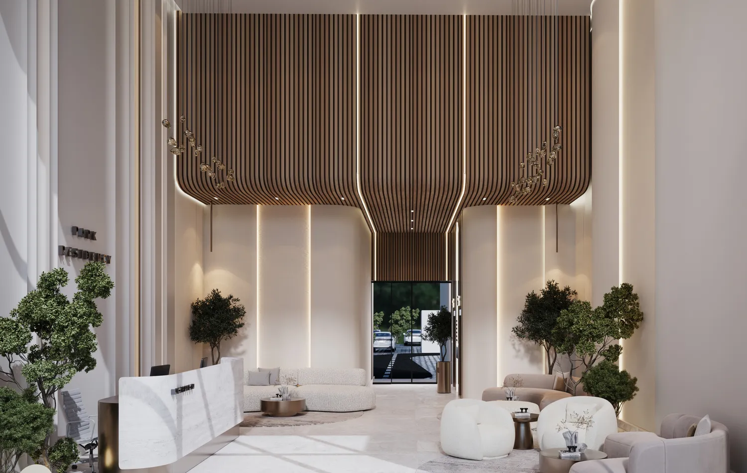 Park Residency lobby