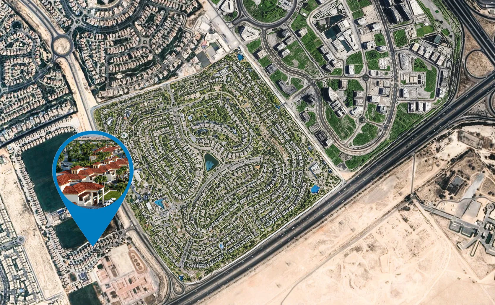 Al Habtoor Group Al Habtoor Polo Resort Villas master plan
