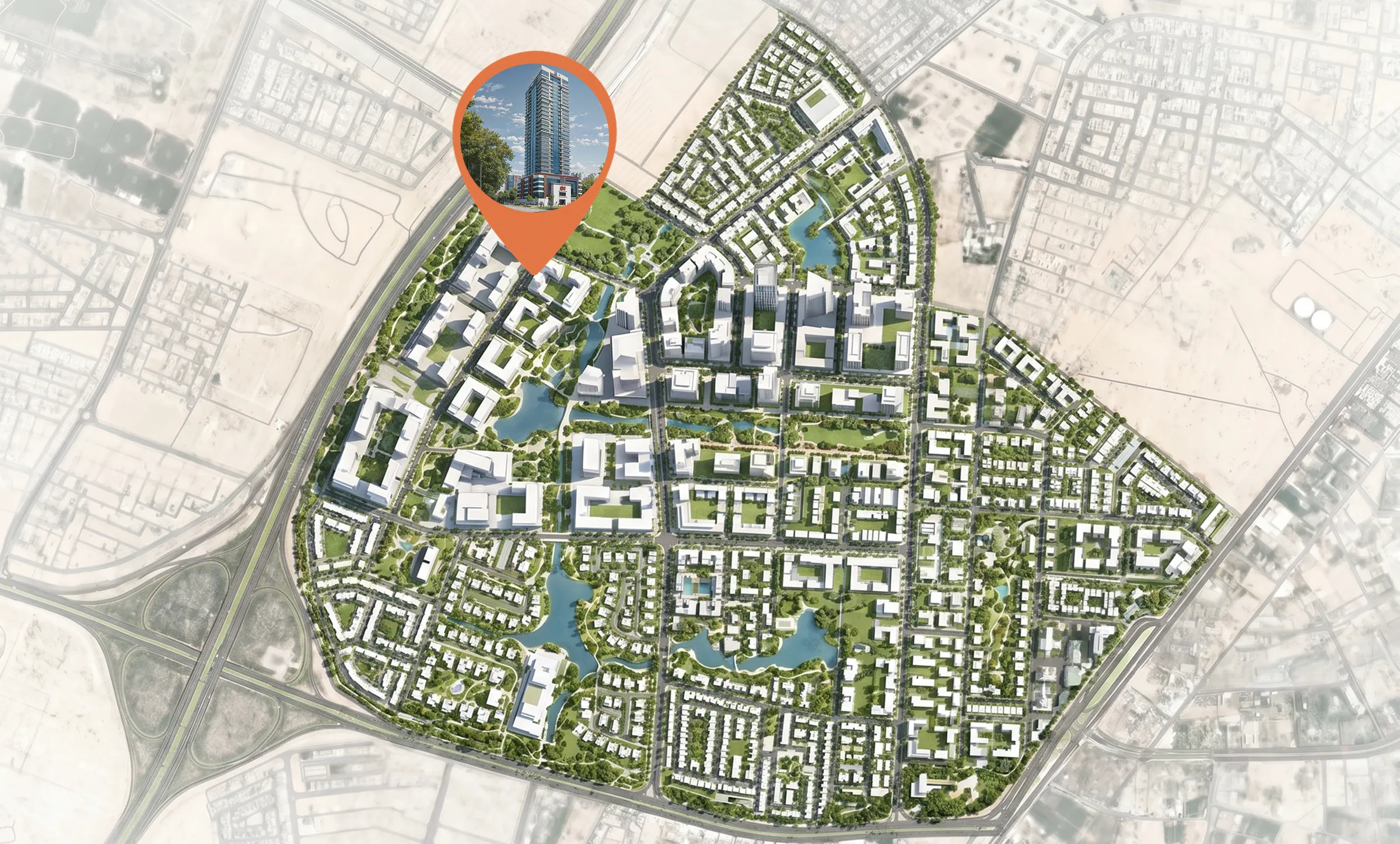 Al-Aamra 1 Tower master plan