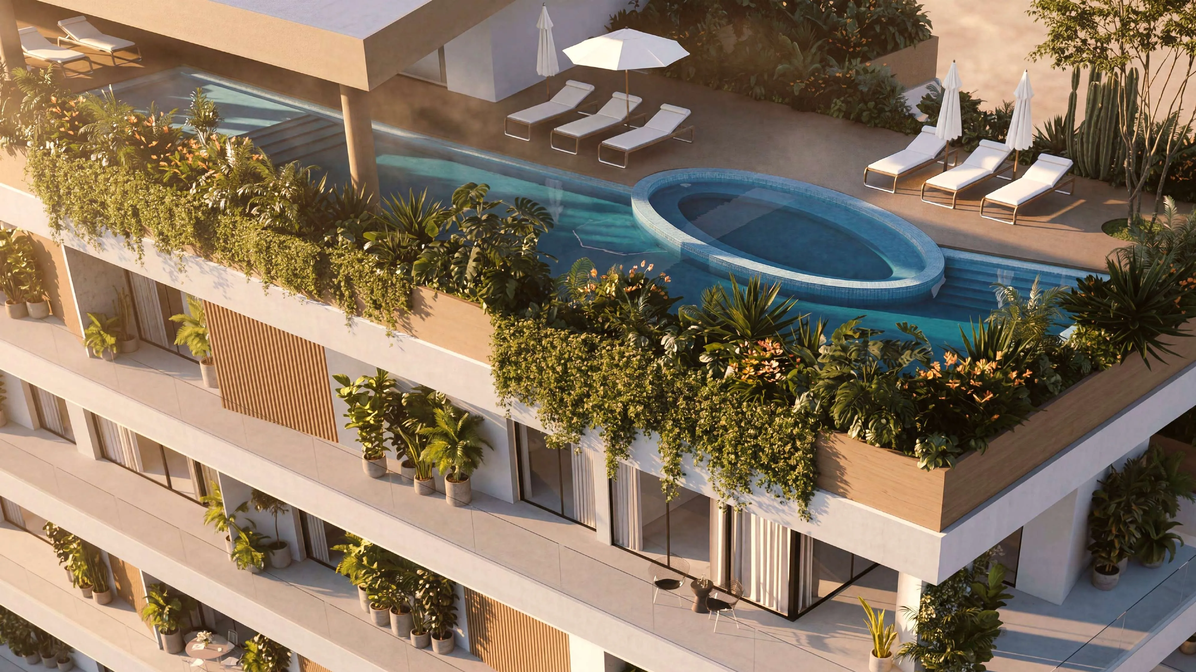 Lunaya Terraces architecture