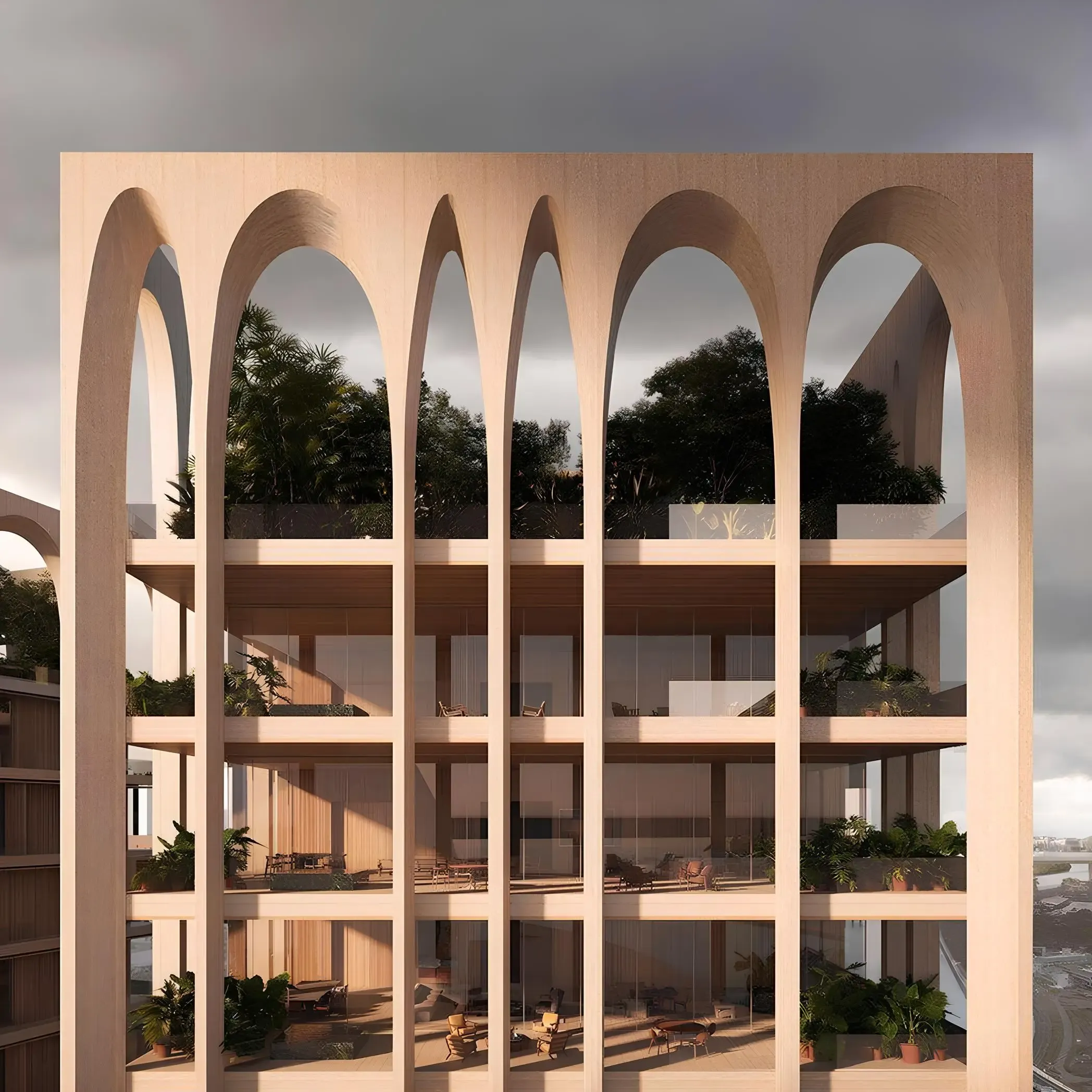 Sea Mirror Residences architecture