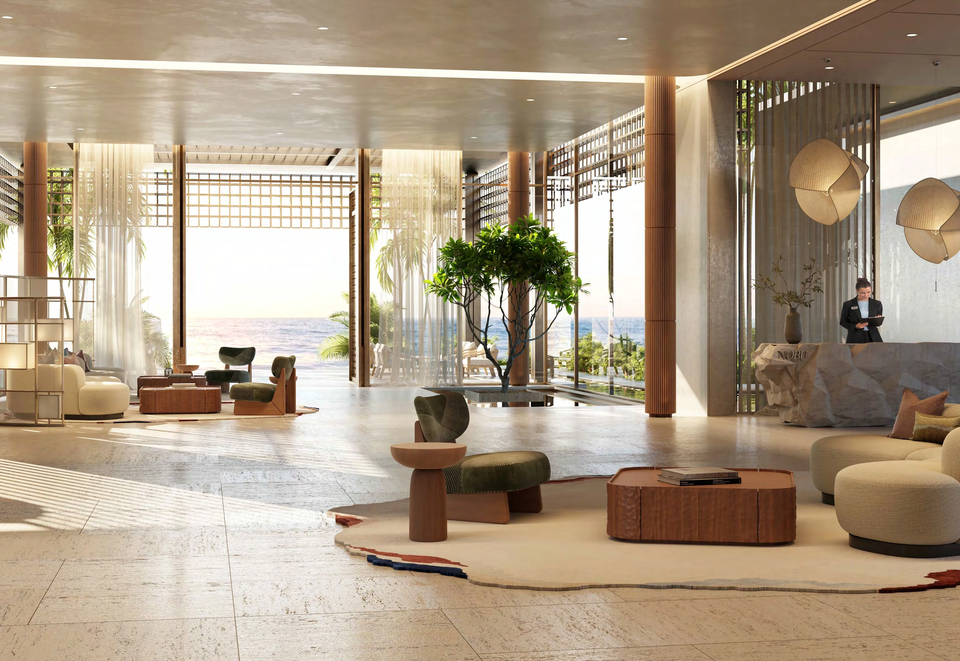 Nobu Residences Abu Dhabi lobby