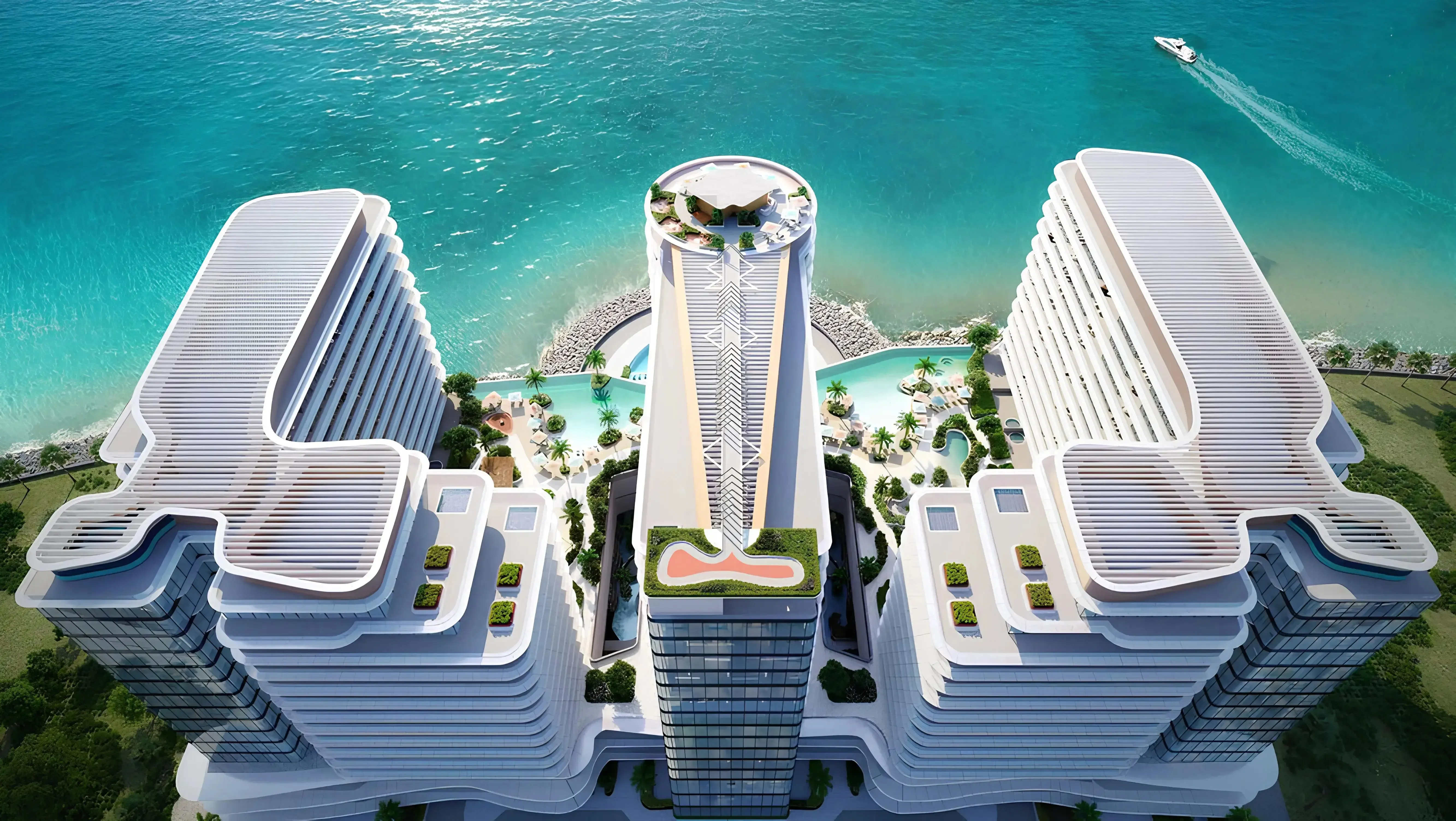 Trio Isle Queen B architecture