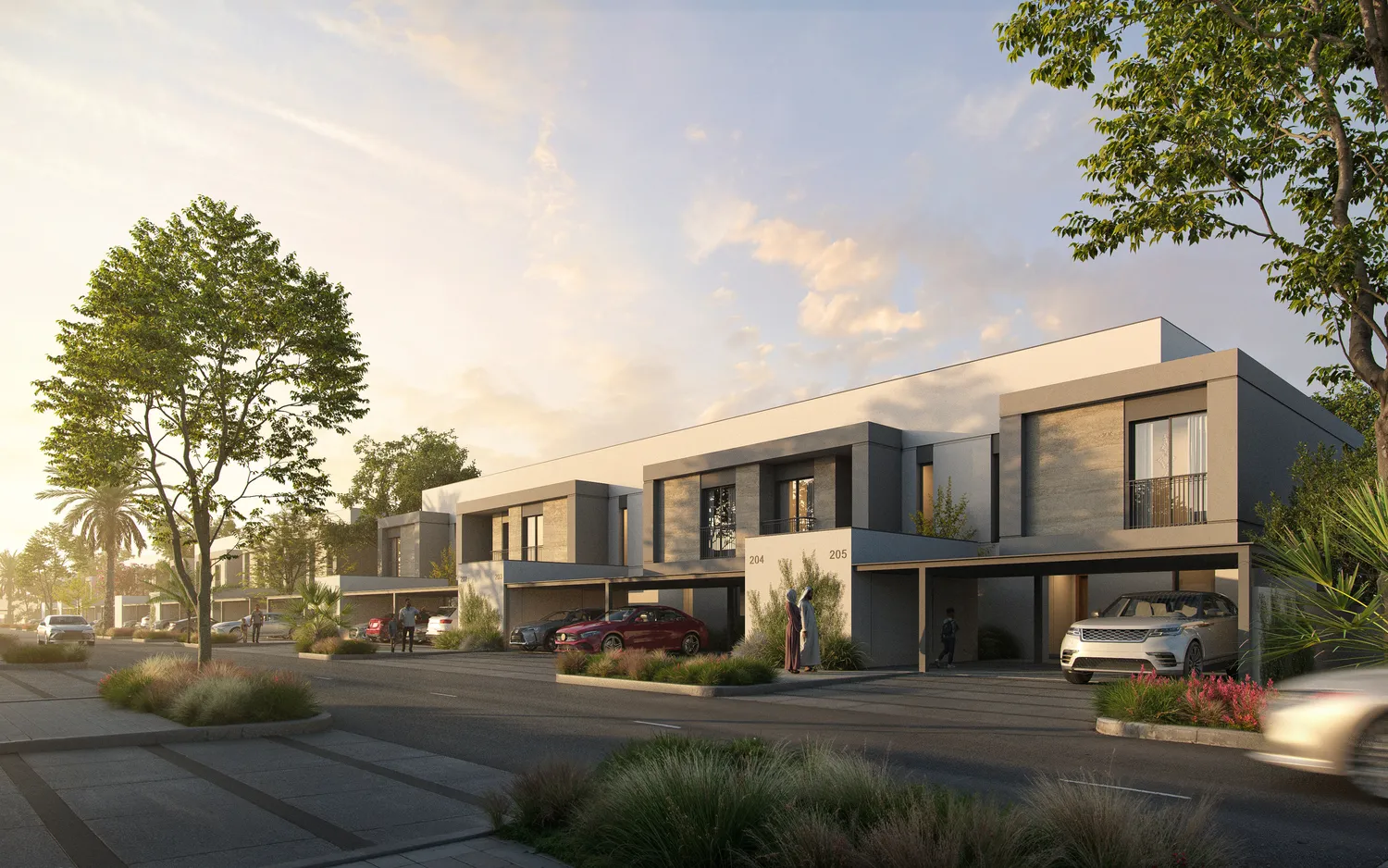 Yas Acres - The Orchids architecture