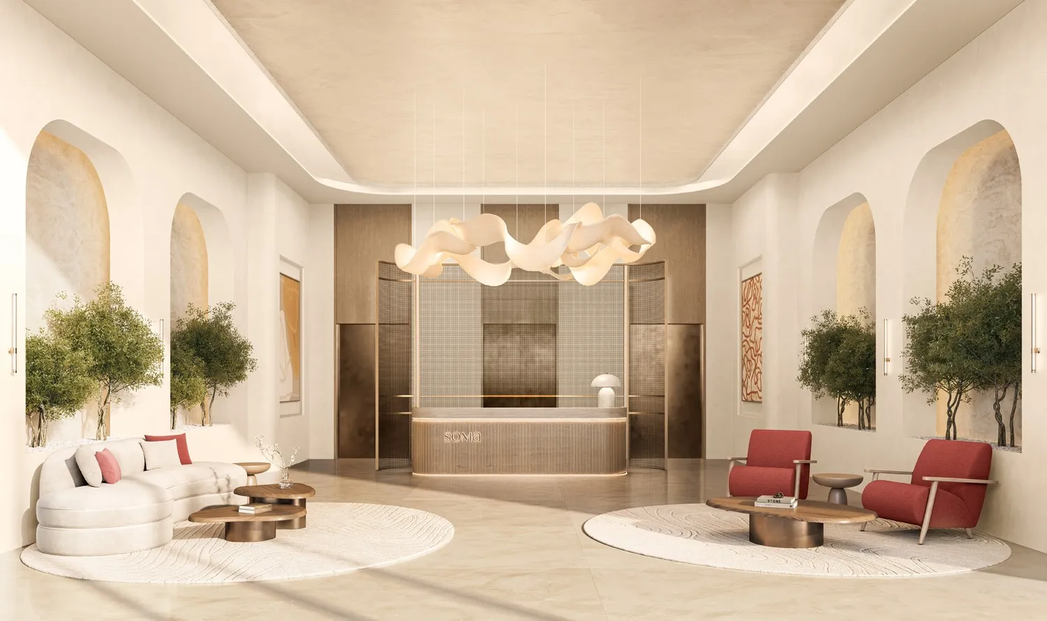 Soma Residences lobby