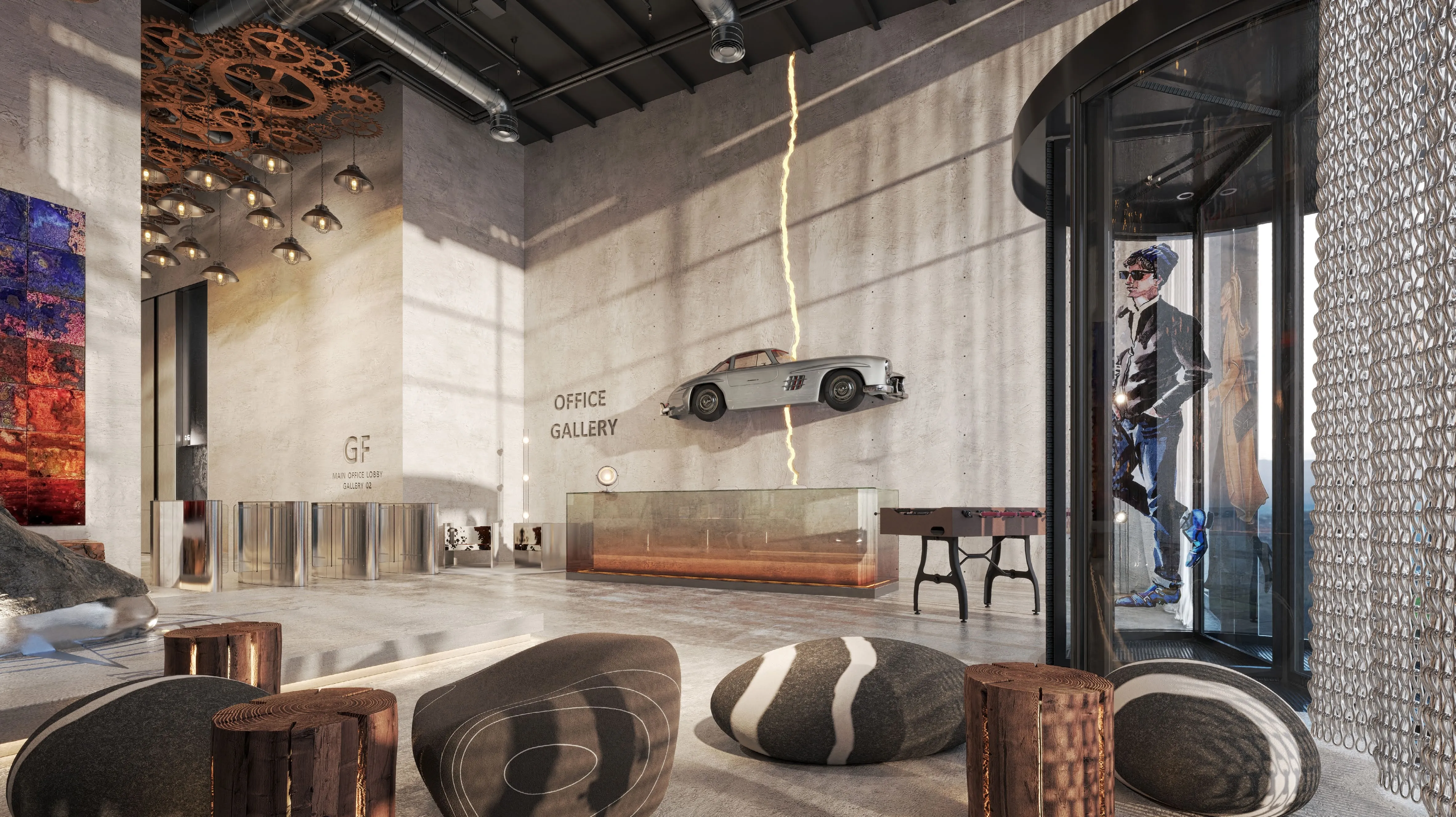 Raw District Phase 2 lobby