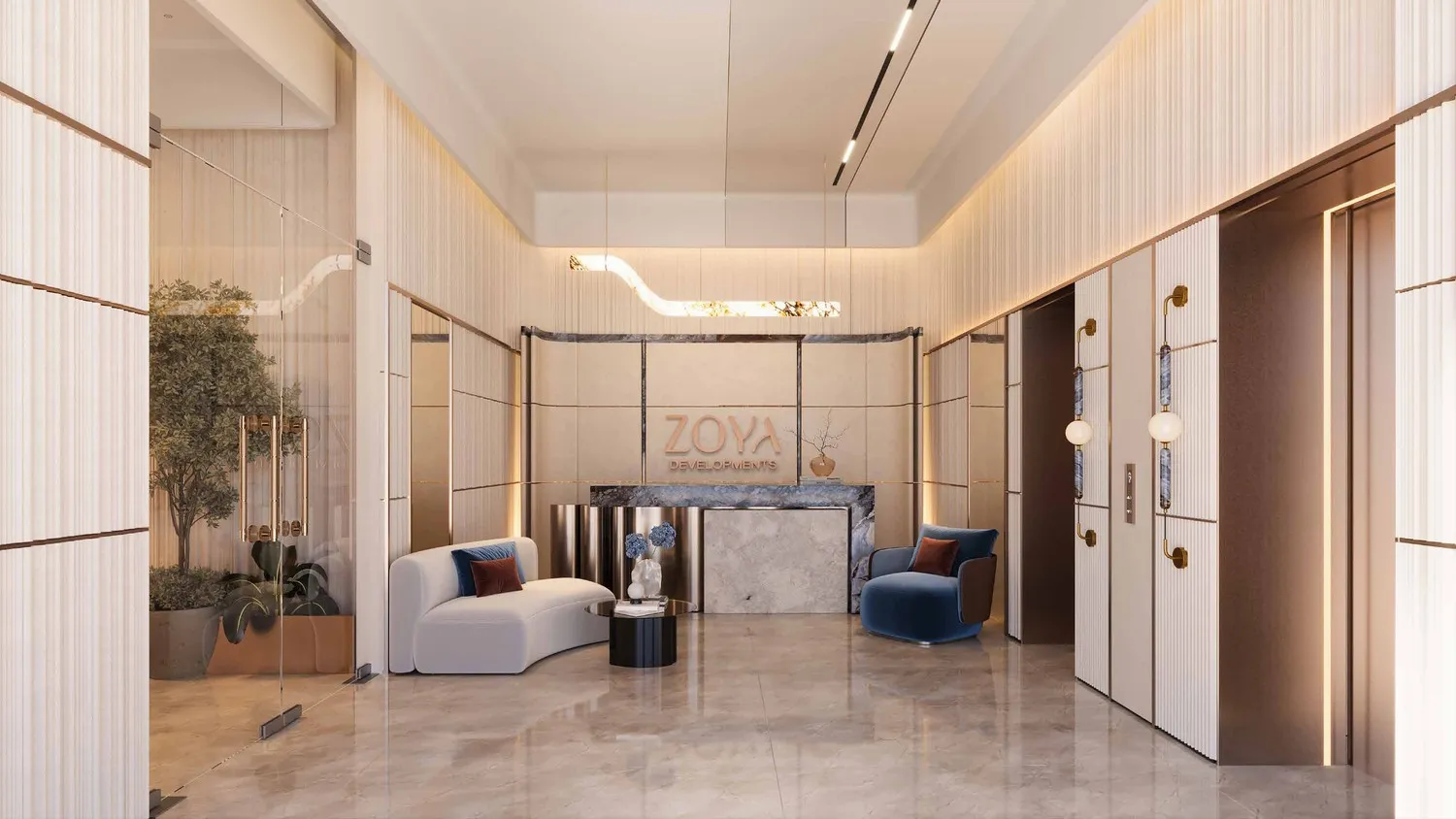 Elinor by Zoya lobby
