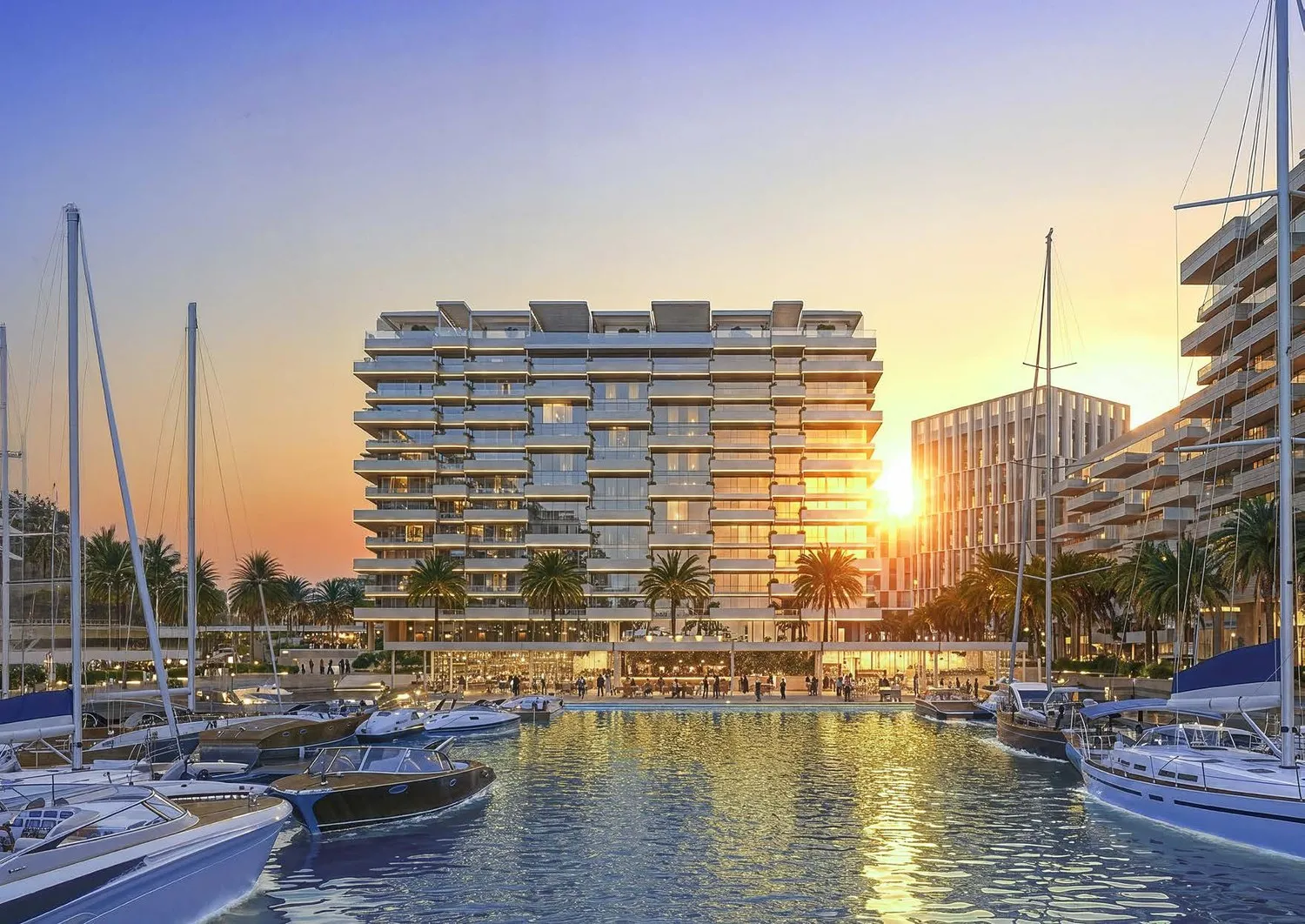 Luluat Marina at Luluat Al Raha architecture