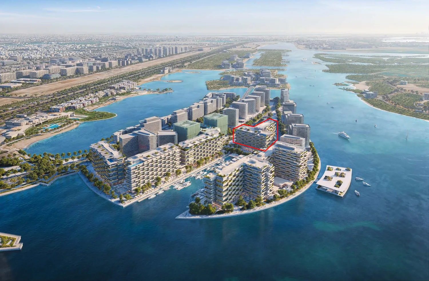 Luluat Marina at Luluat Al Raha master plan