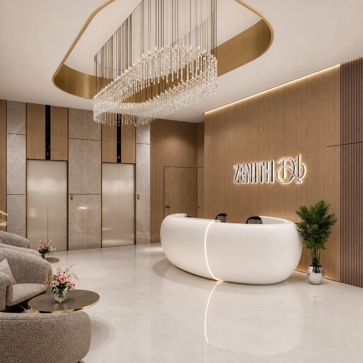 Zenith D1 lobby