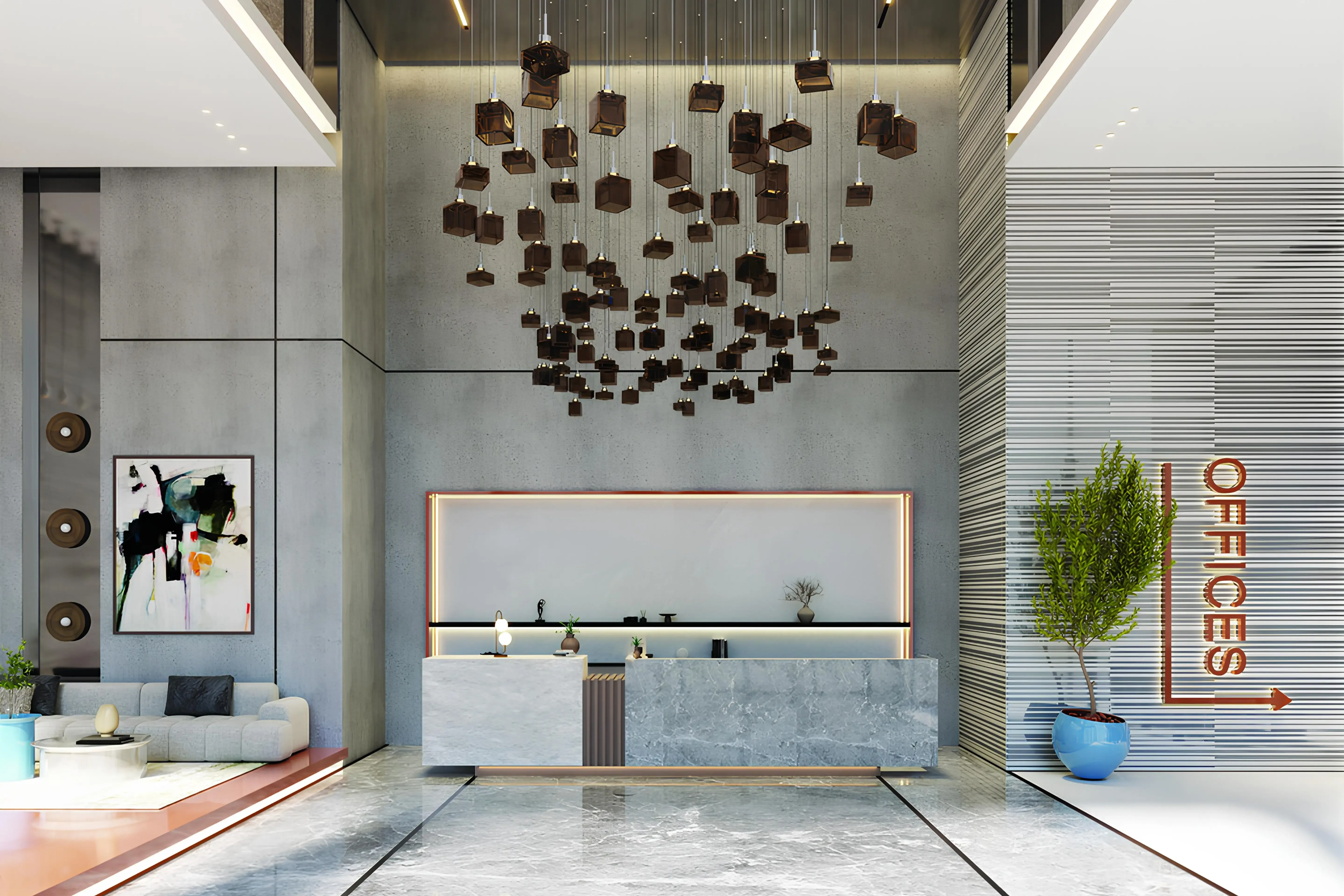 Samana Business Park lobby