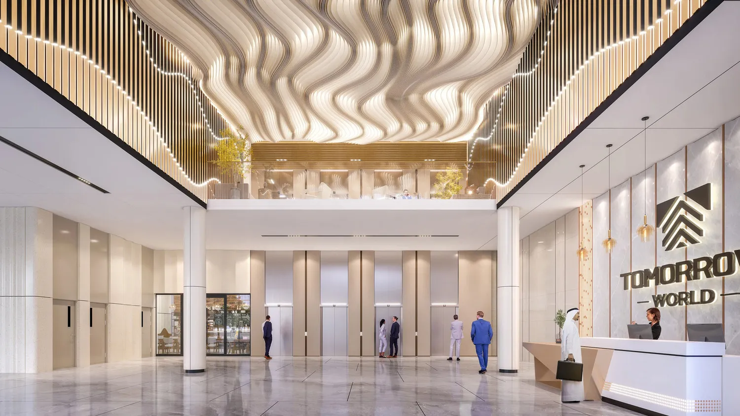 Tomorrow Commercial Tower lobby