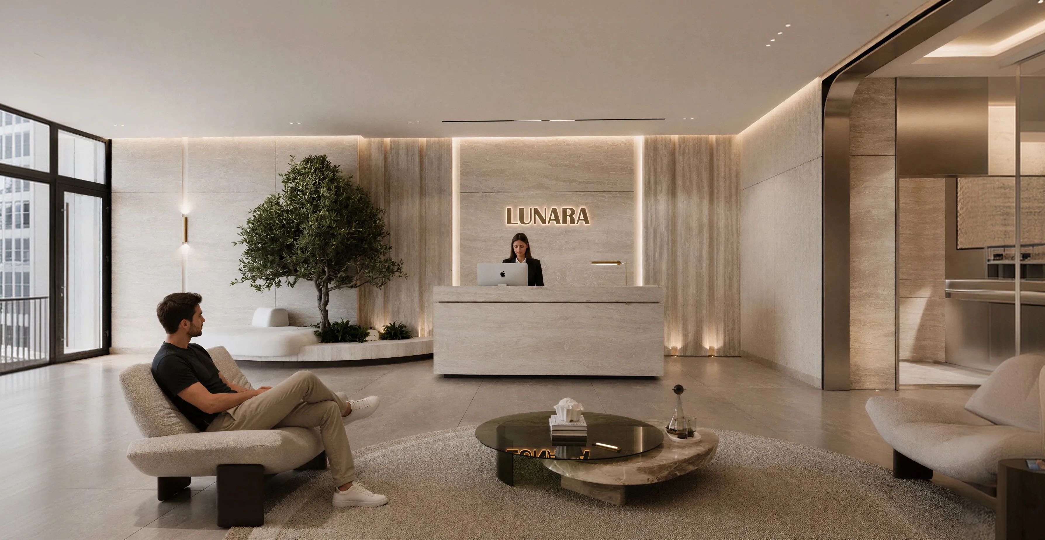 Lunara Residence lobby