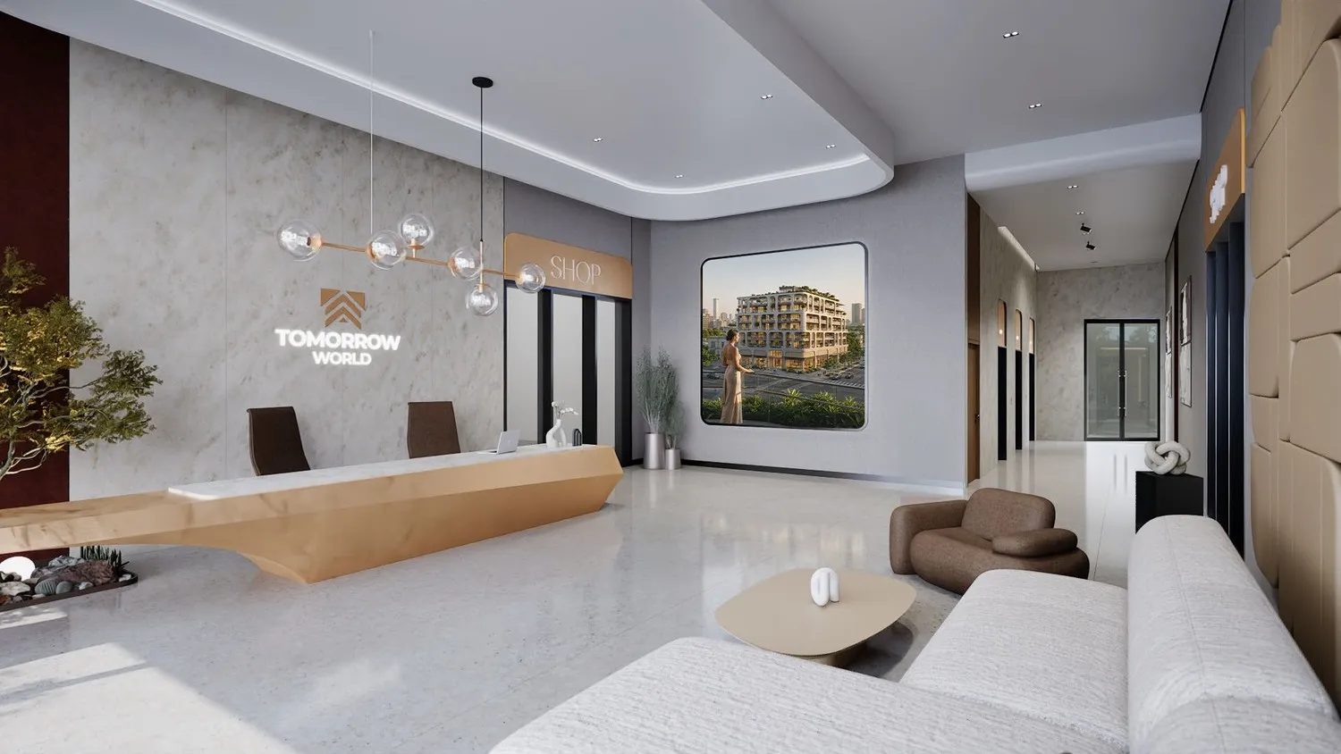 Tomorrow Commercial Tower 2 lobby
