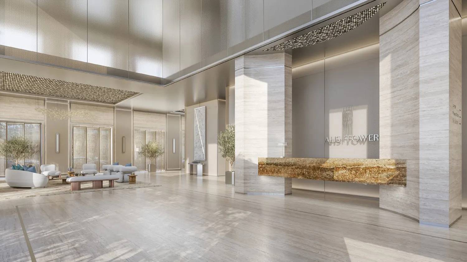 AHS Tower lobby