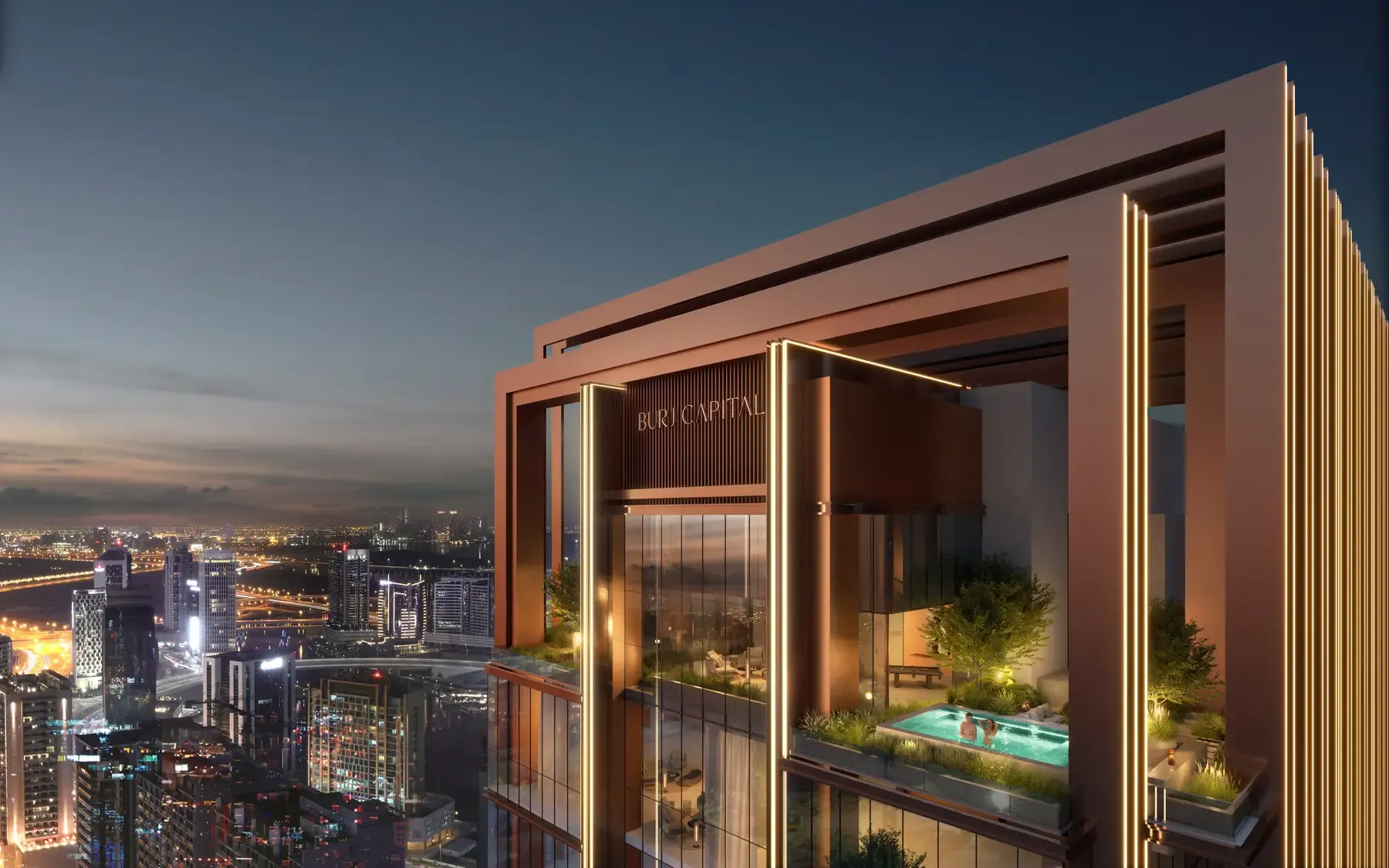 Burj Capital Business Bay architecture