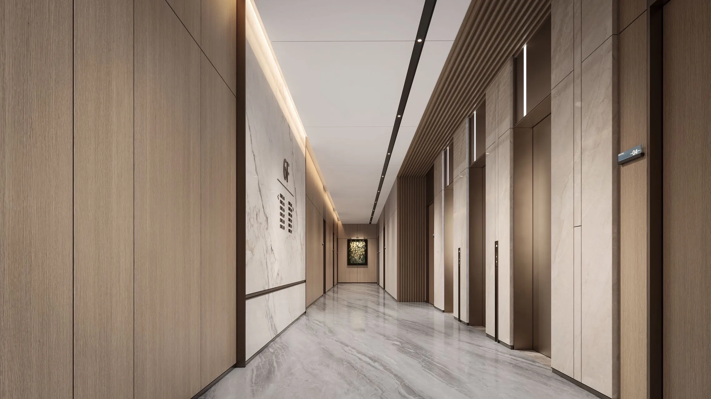 Longfor International Center lobby