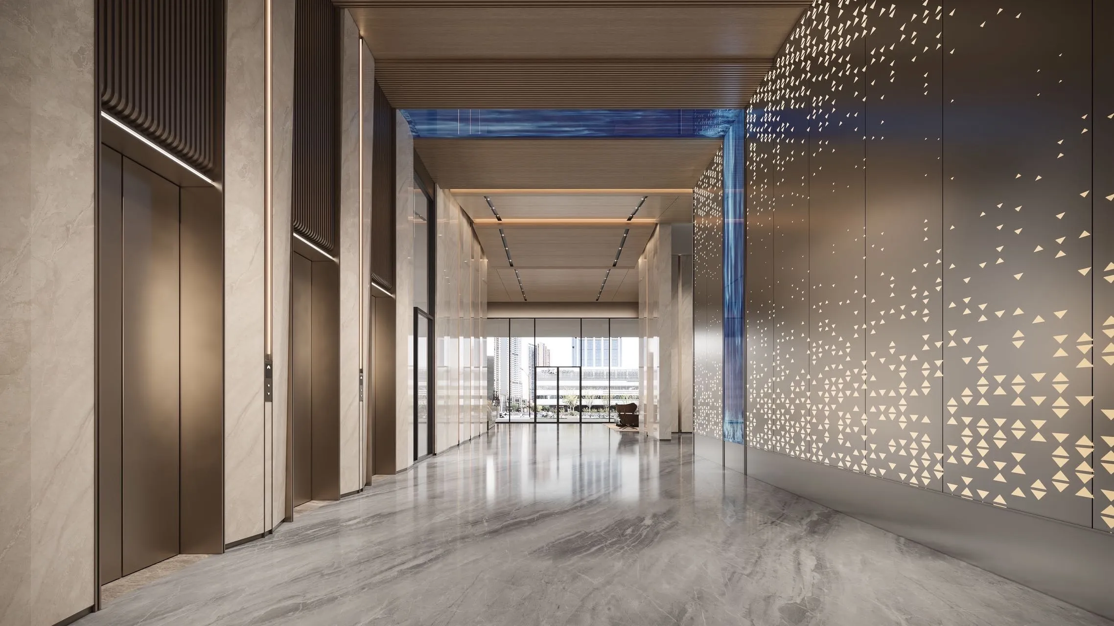 Longfor International Center lobby