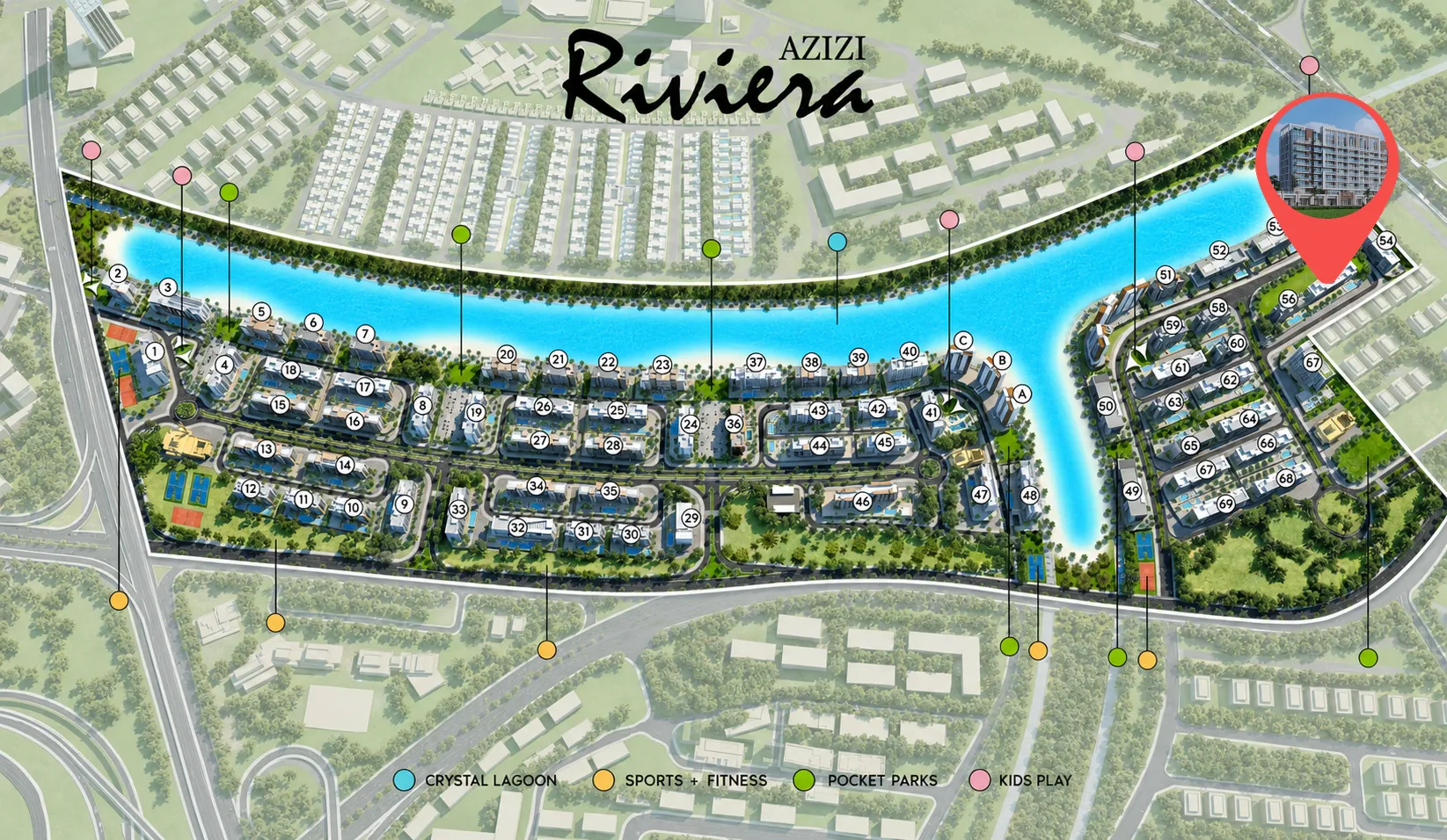 Riviera 55 master plan