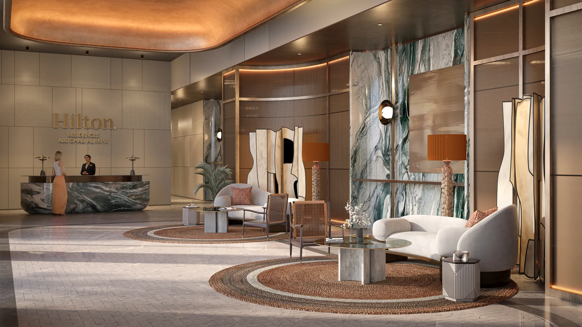 Hilton Residences Abu Dhabi Al Raha, developer render