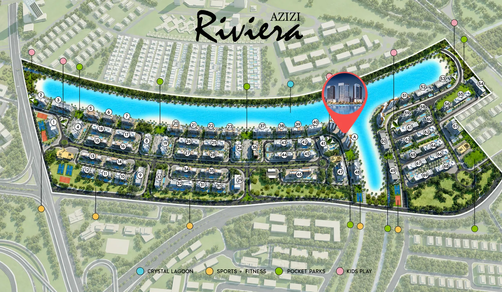Riviera Beachfront master plan