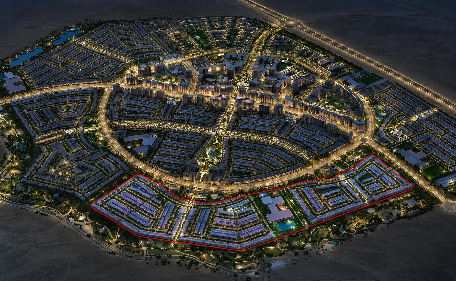 Al Ghadeer Parks master plan